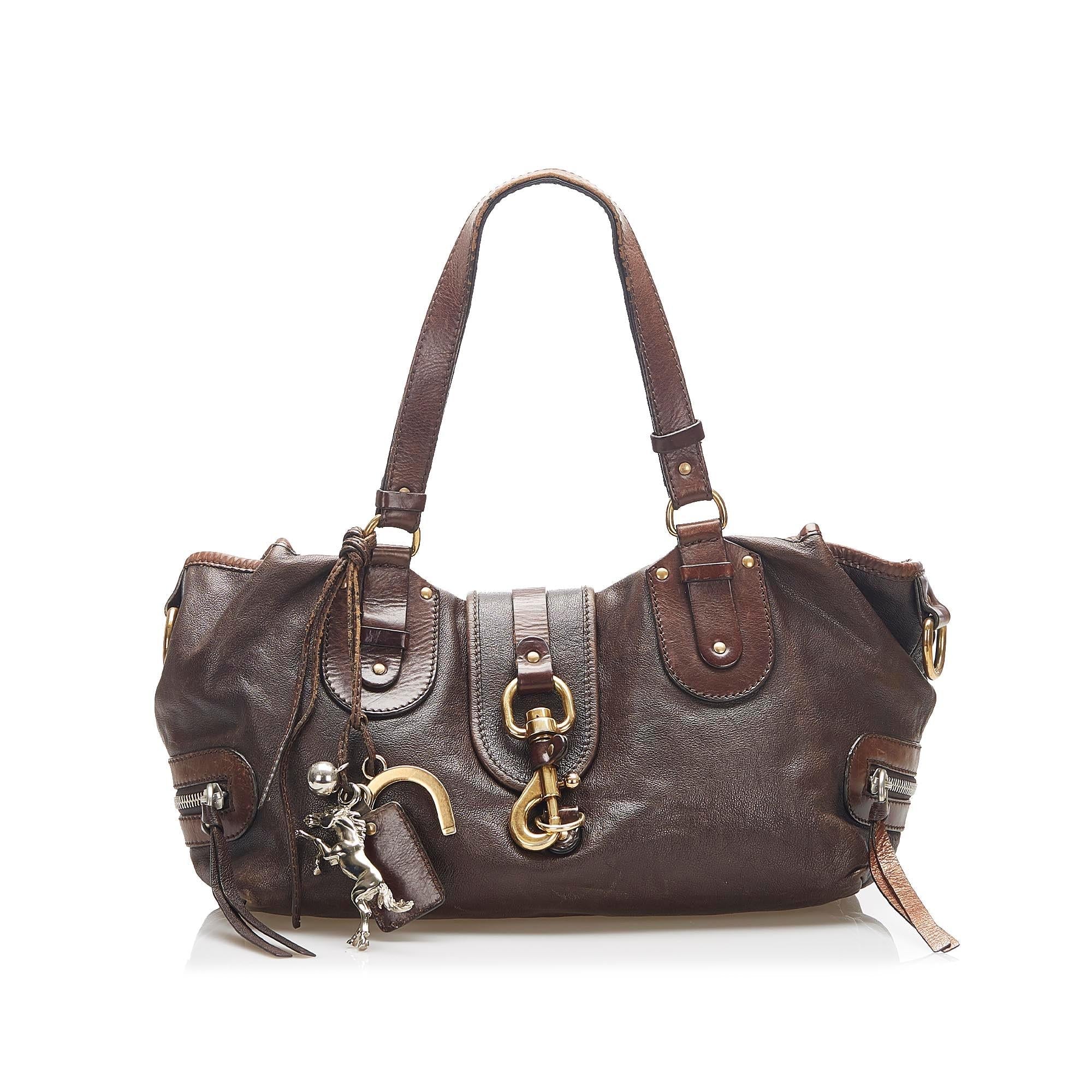 Chloe Leather Shoulder Bag (SHG-16388)