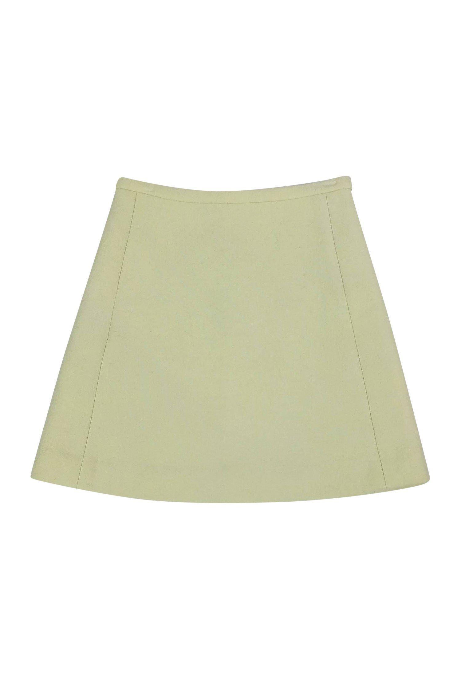 Chloe - Lissie Green A-Line Skirt Sz 6