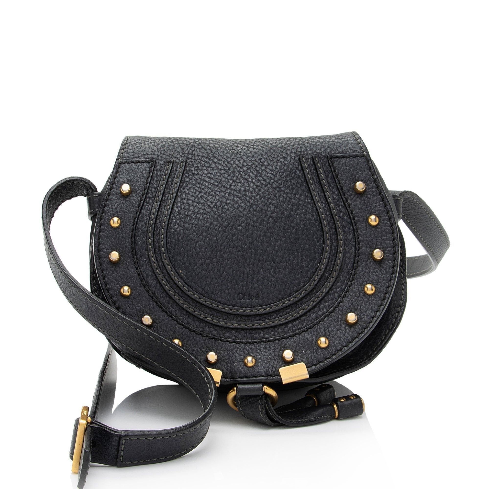 Chloe Studded Calfskin Marcie Mini Crossbody (SHF-9VwbwX)