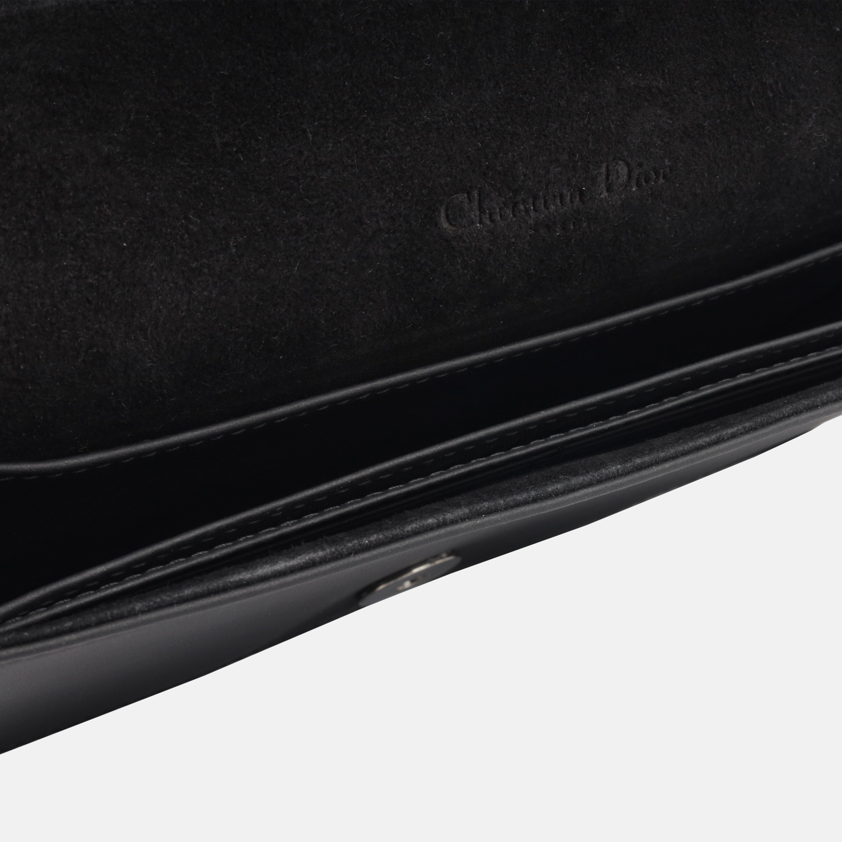Dior Lady Dior Pouch - Matte Black