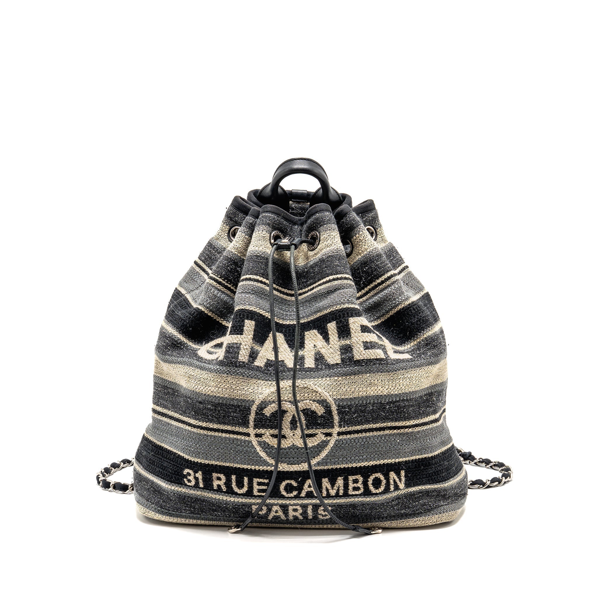 Chanel 31 Rue Cambon Bucket Backpack Fabric Multicolour SHW