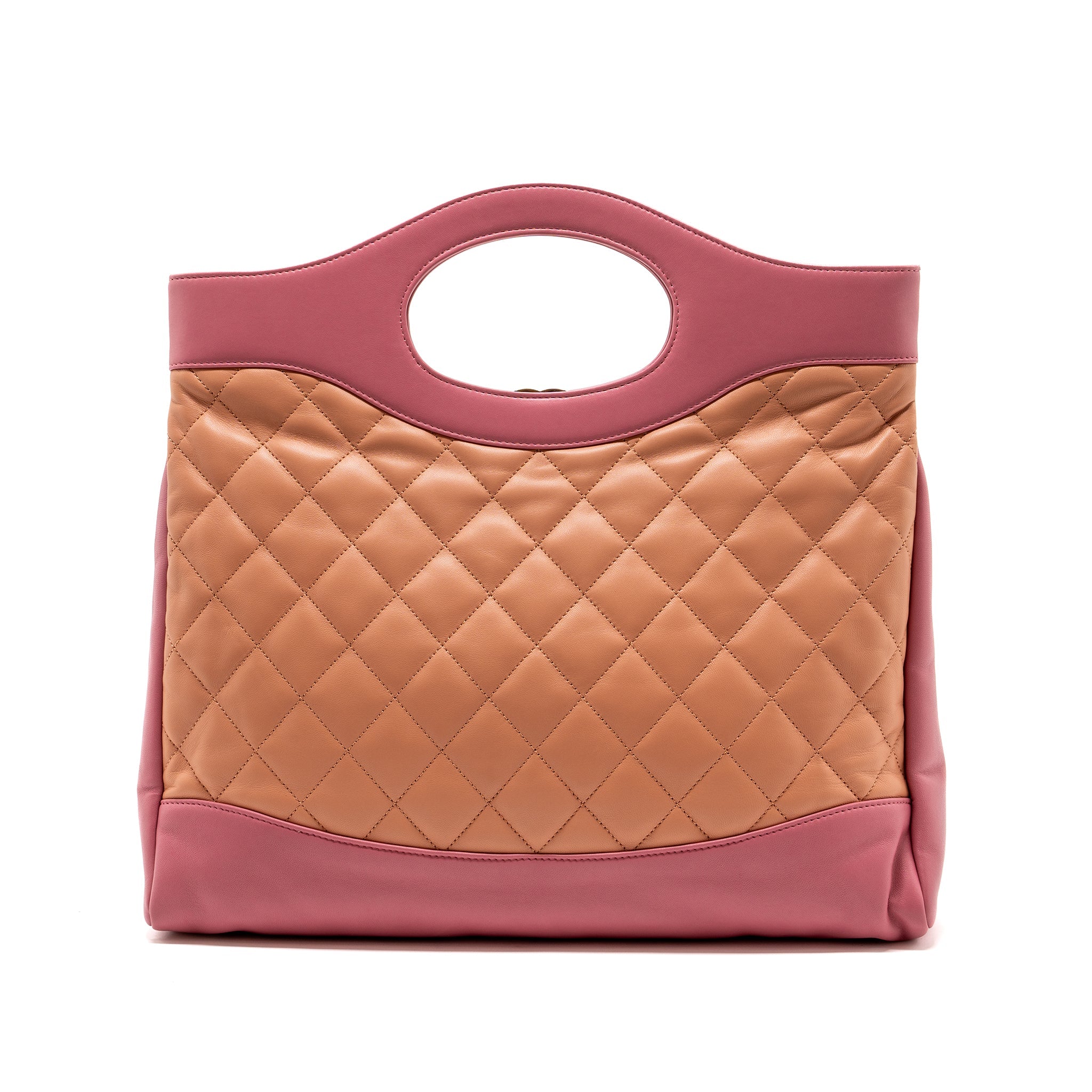 Chanel Large 31 Bag Calfskin Pink LGHW
