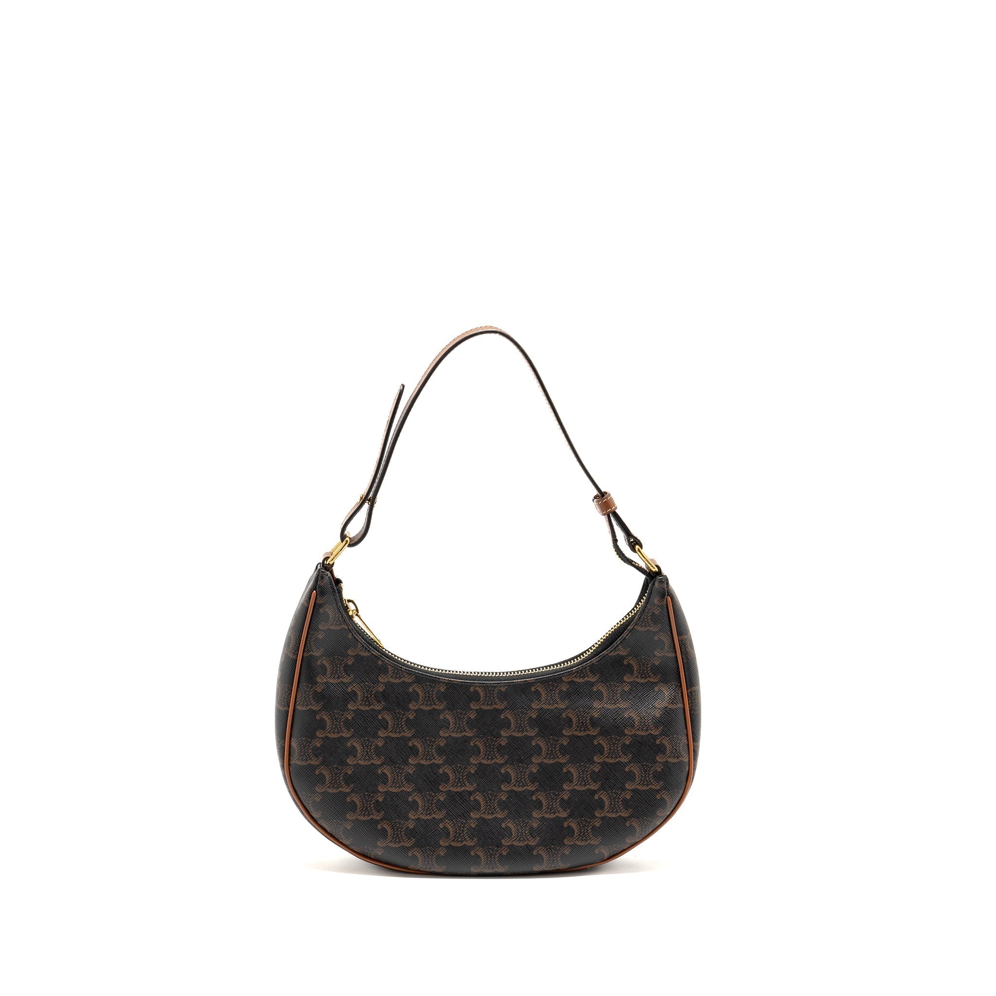 Celine Ava Bag Triomphe Canvas Tan GHW