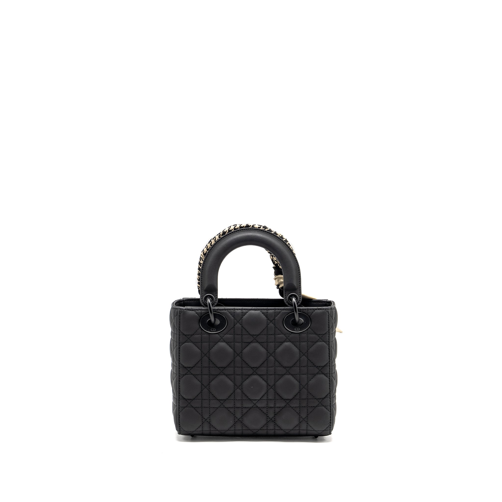 Dior Small My ABC Lady Dior Cannage Calfskin So Black