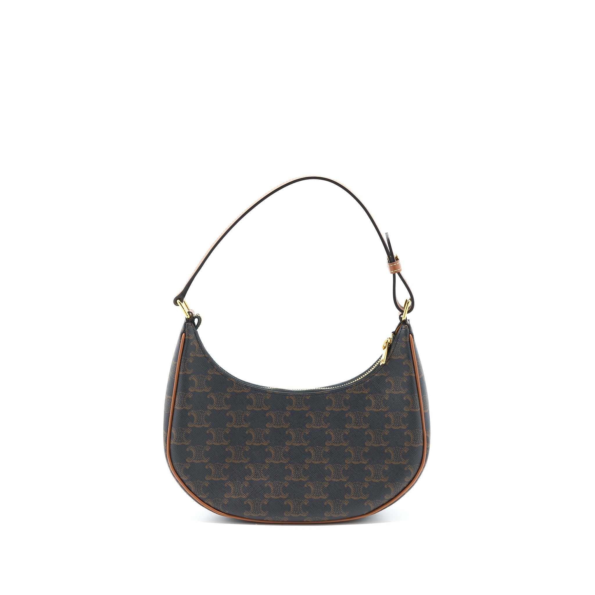 Celine Ava Bag in Triomphe Canvas/Calfskin Tan