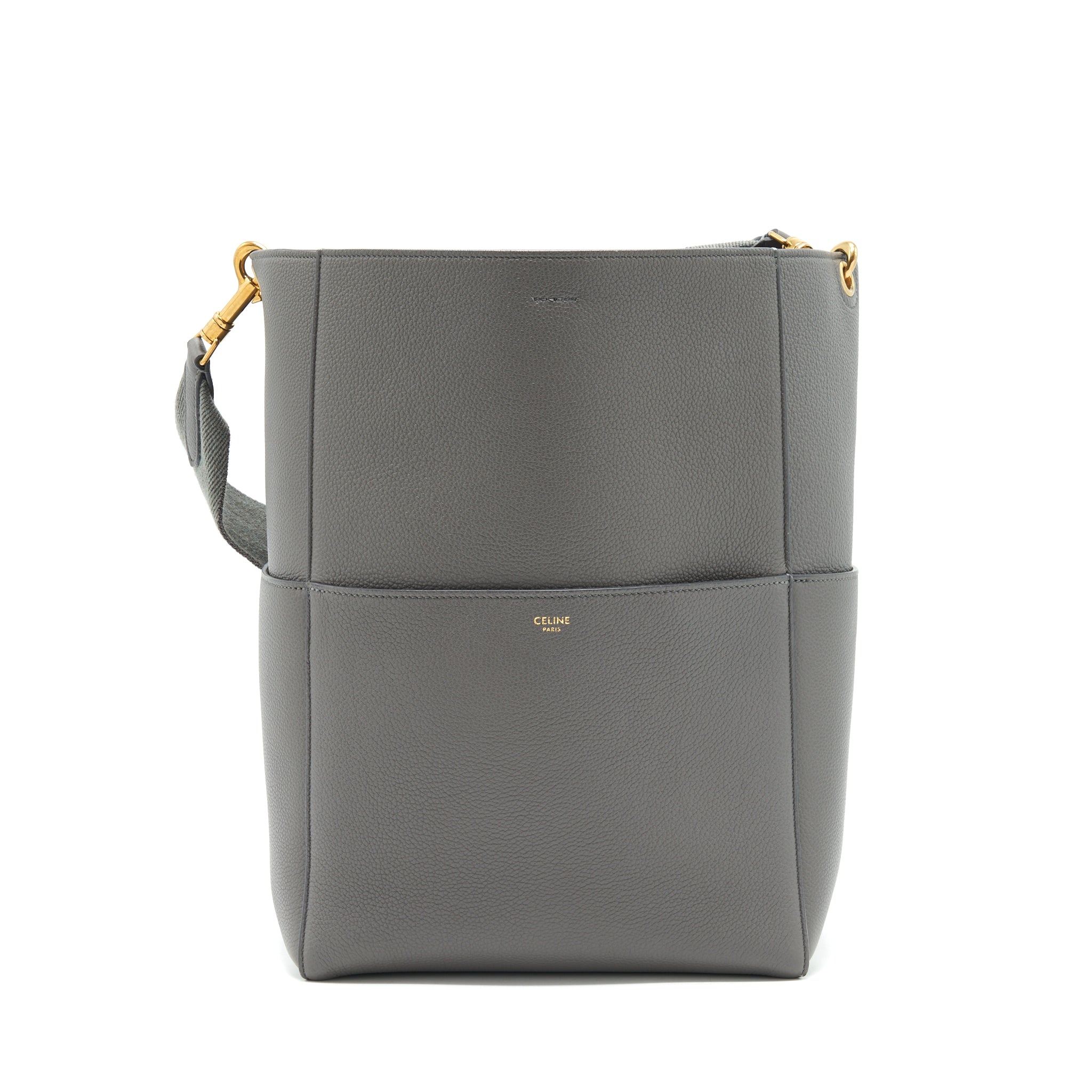 Celine Sangle Bucket bag grey