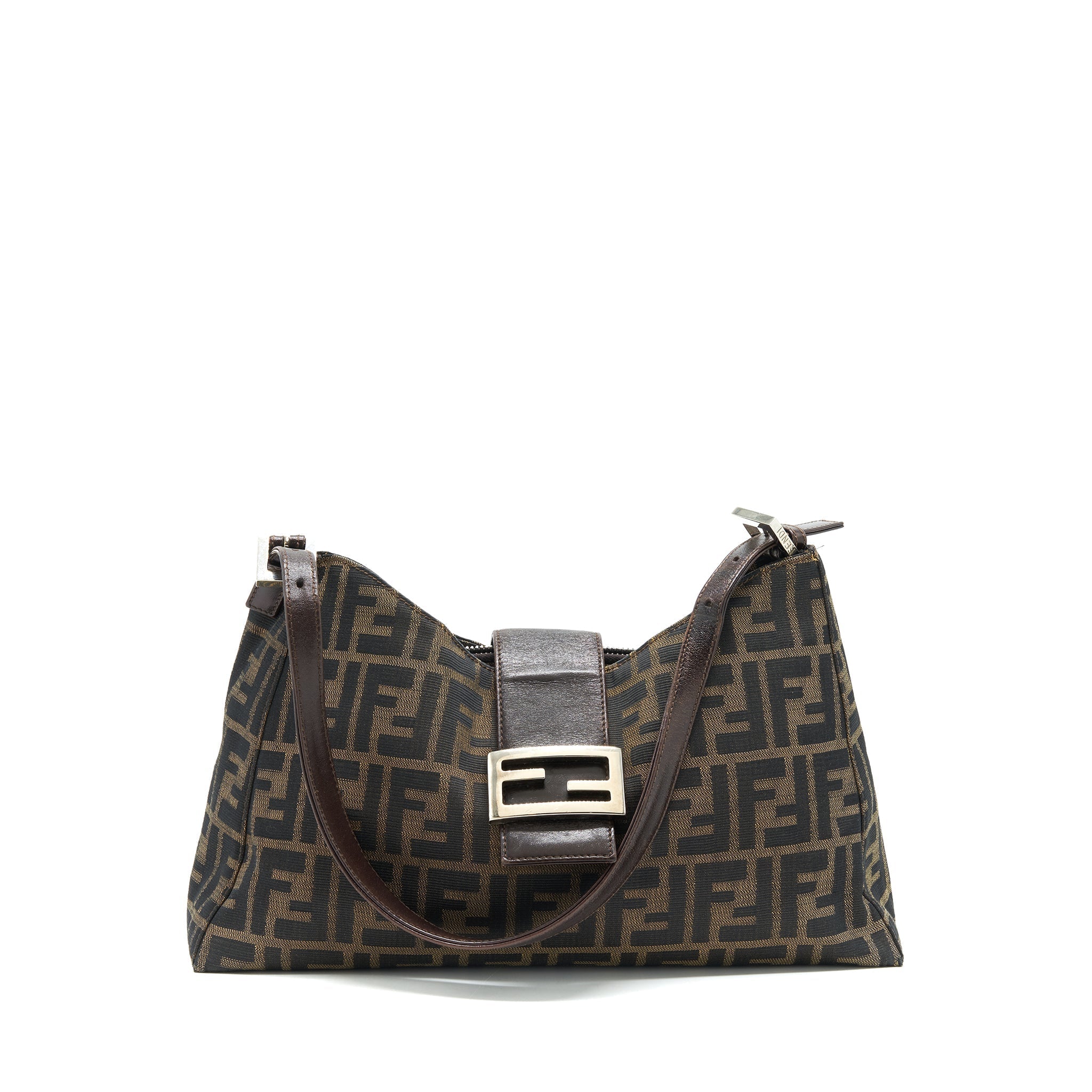 Fendi Vintage Zucca Shoulder Bag