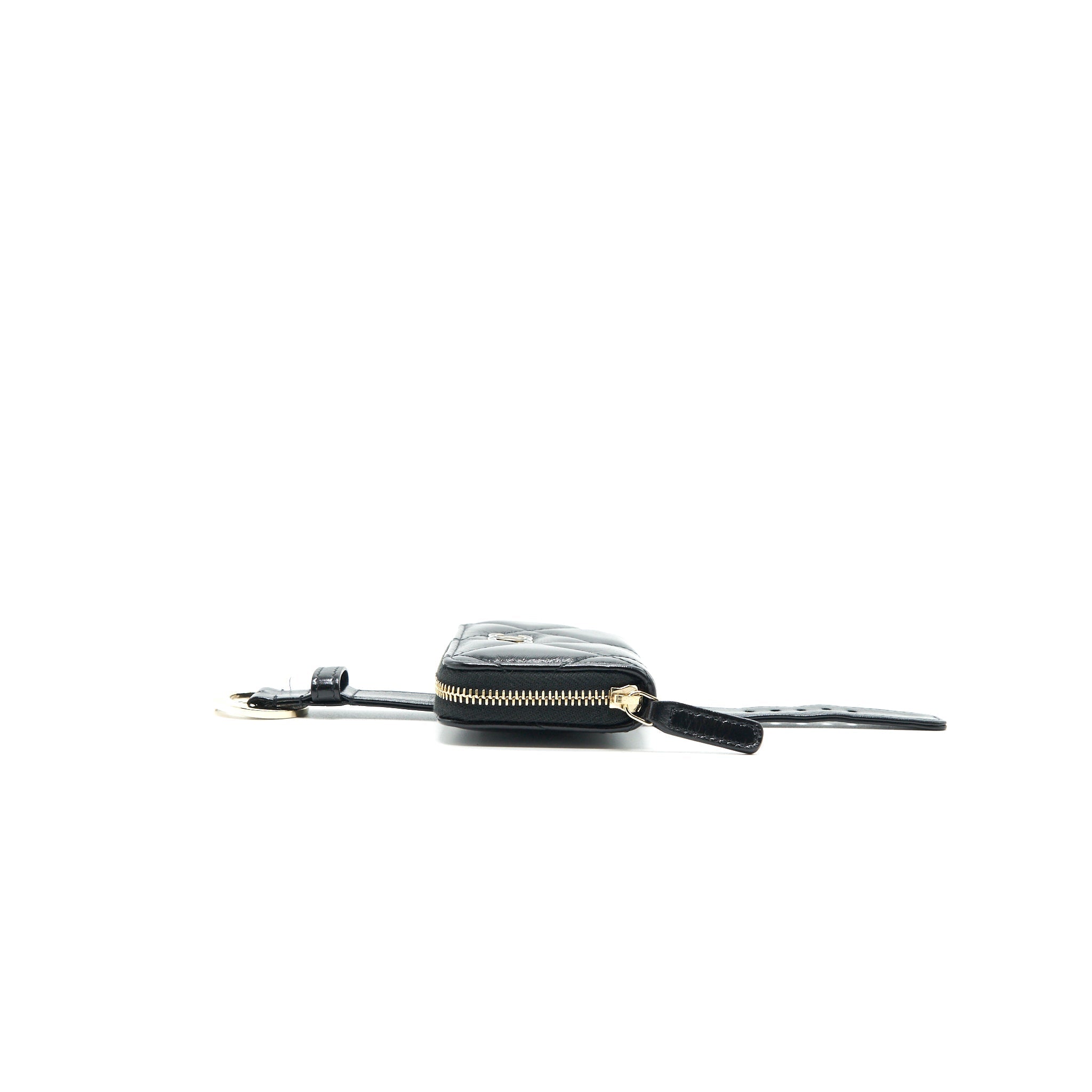 Chanel Zipped Coin Purse Bracelets in Shiny Lambskin