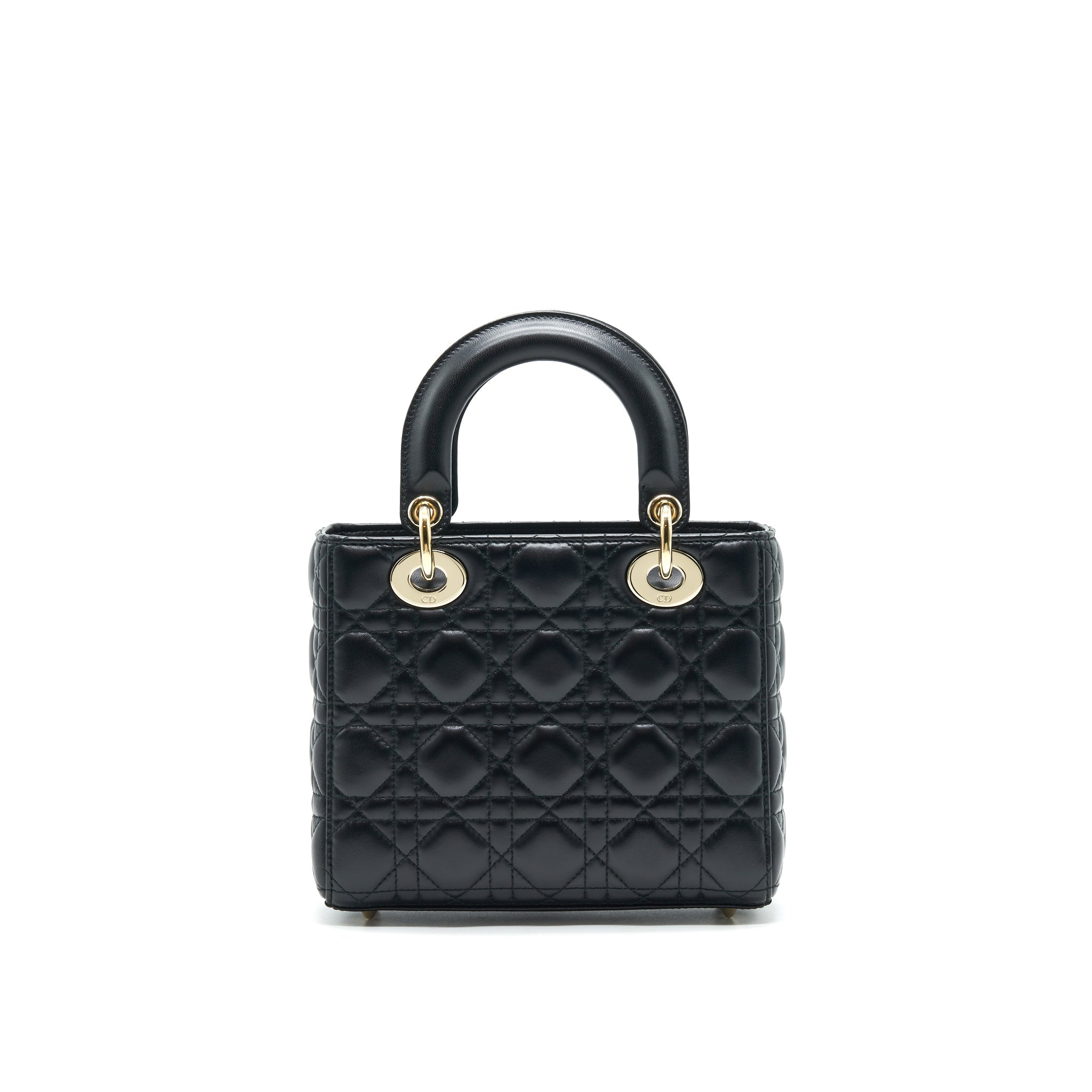 DIOR SMALL LADY DIOR BAG BLACK GHW