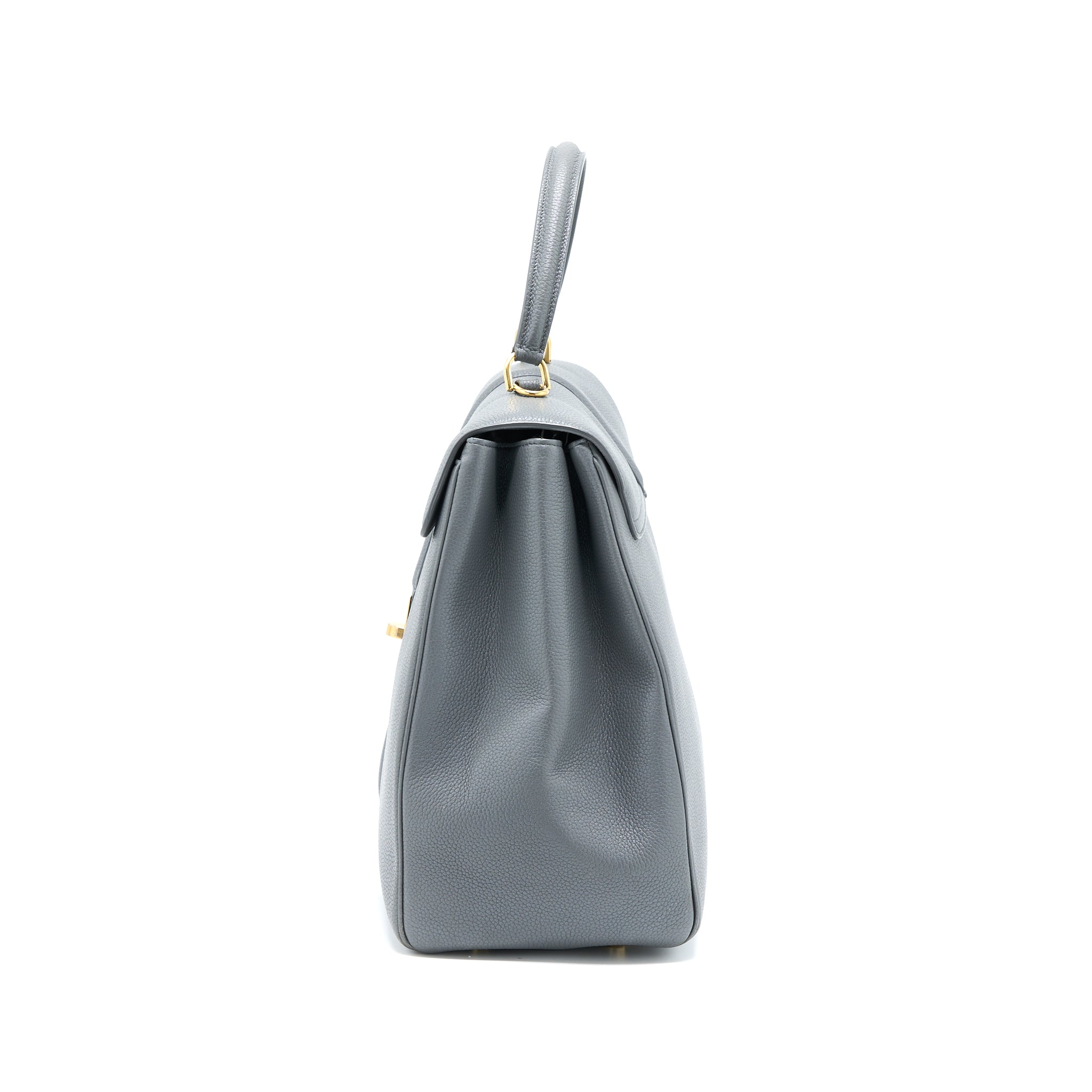 Celine 16 Bag Grained Calfskin Grey