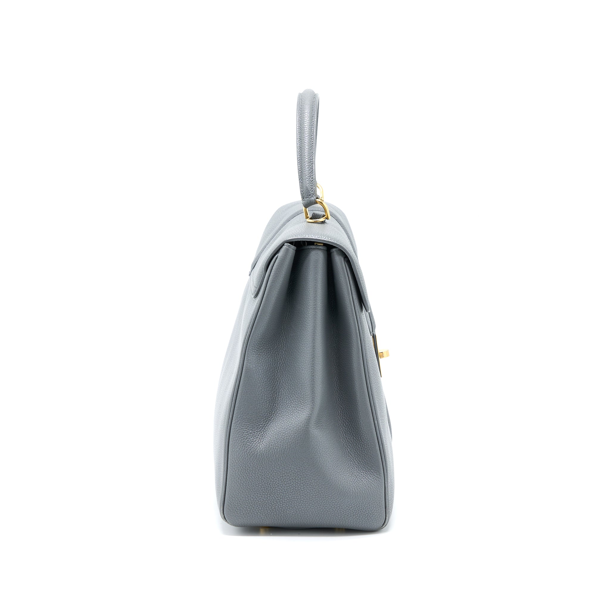 Celine 16 Bag Grained Calfskin Grey