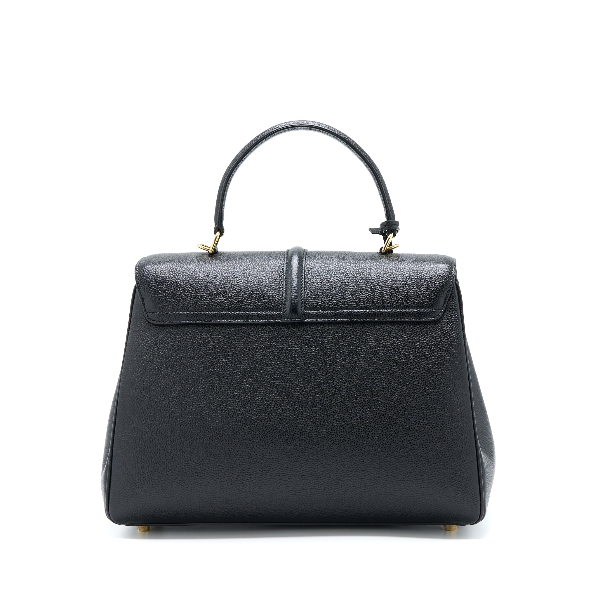 Celine 16 Bag Grained Calfskin Black