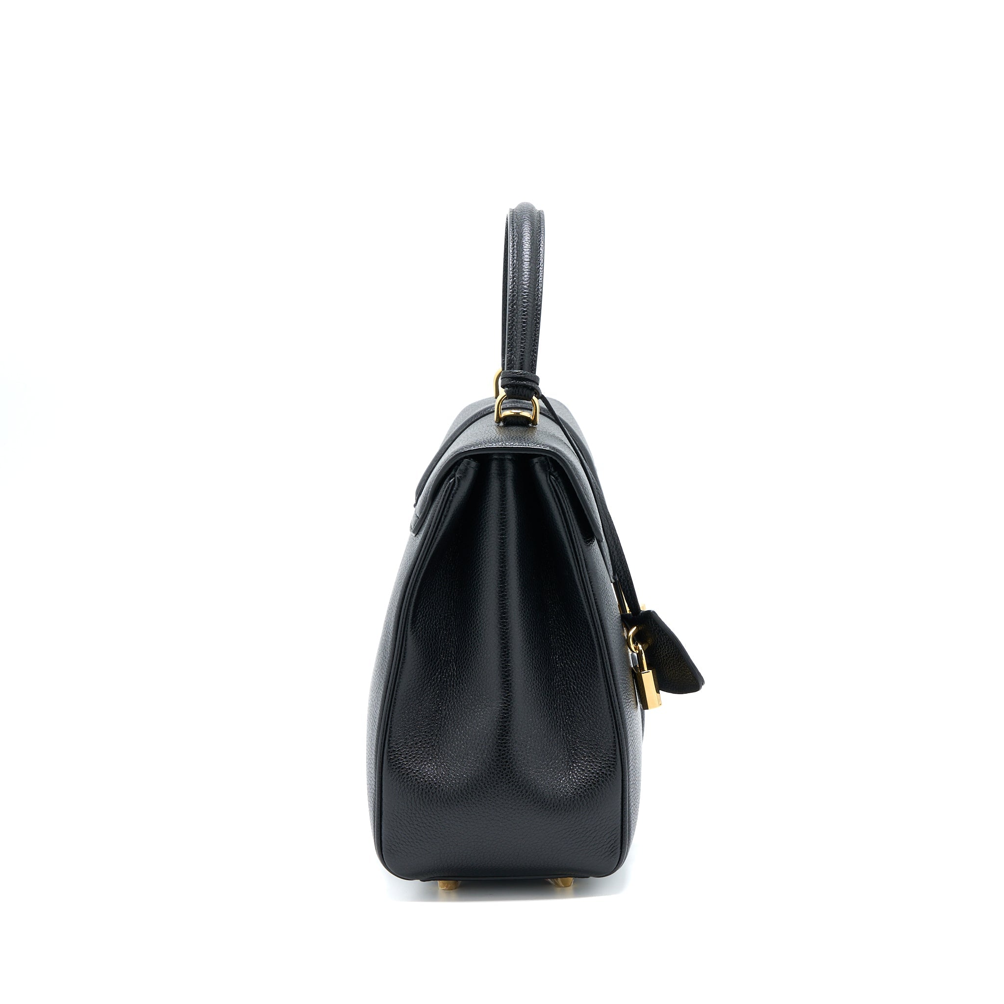 Celine 16 Bag Grained Calfskin Black