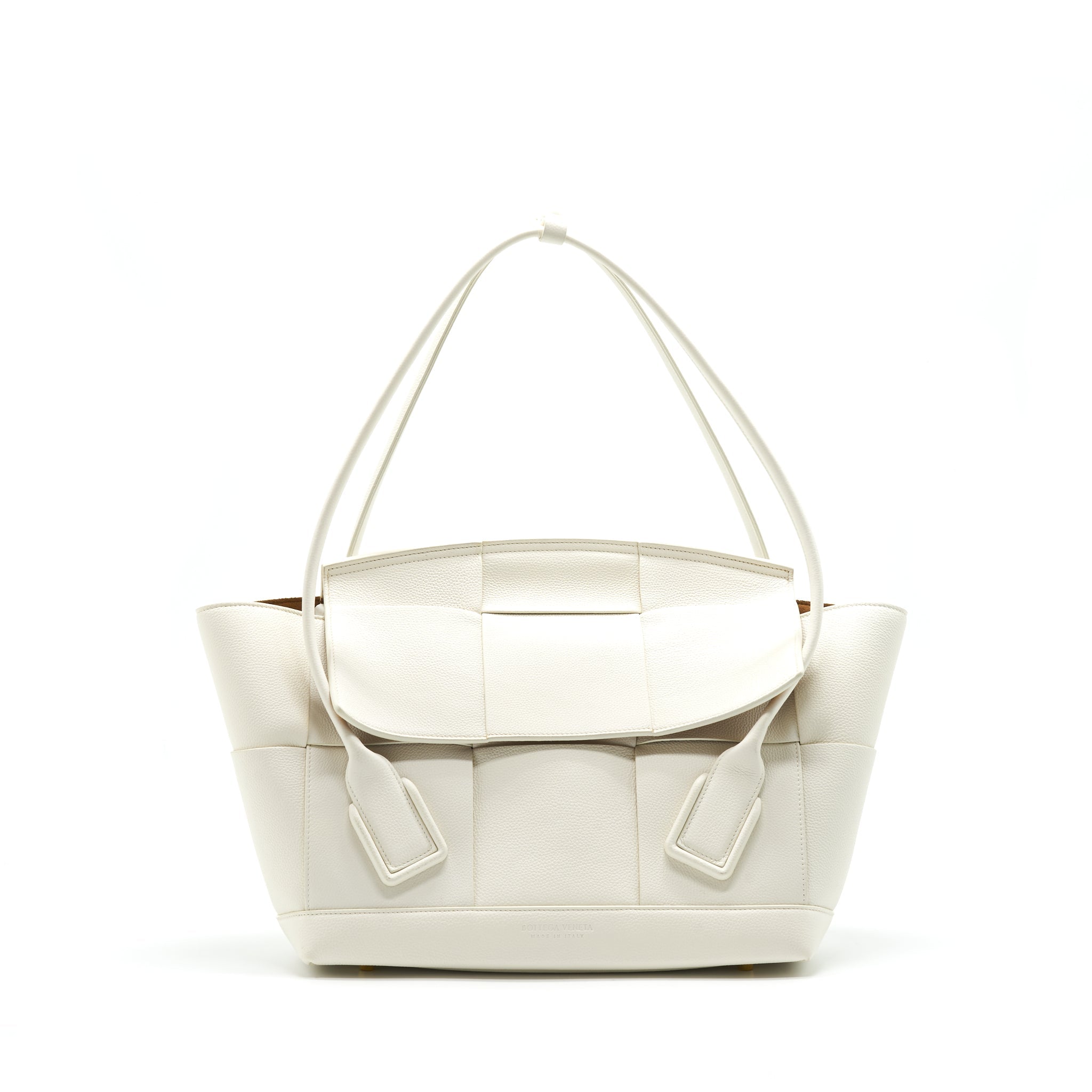 Bottega Veneta Medium Arco Bag White