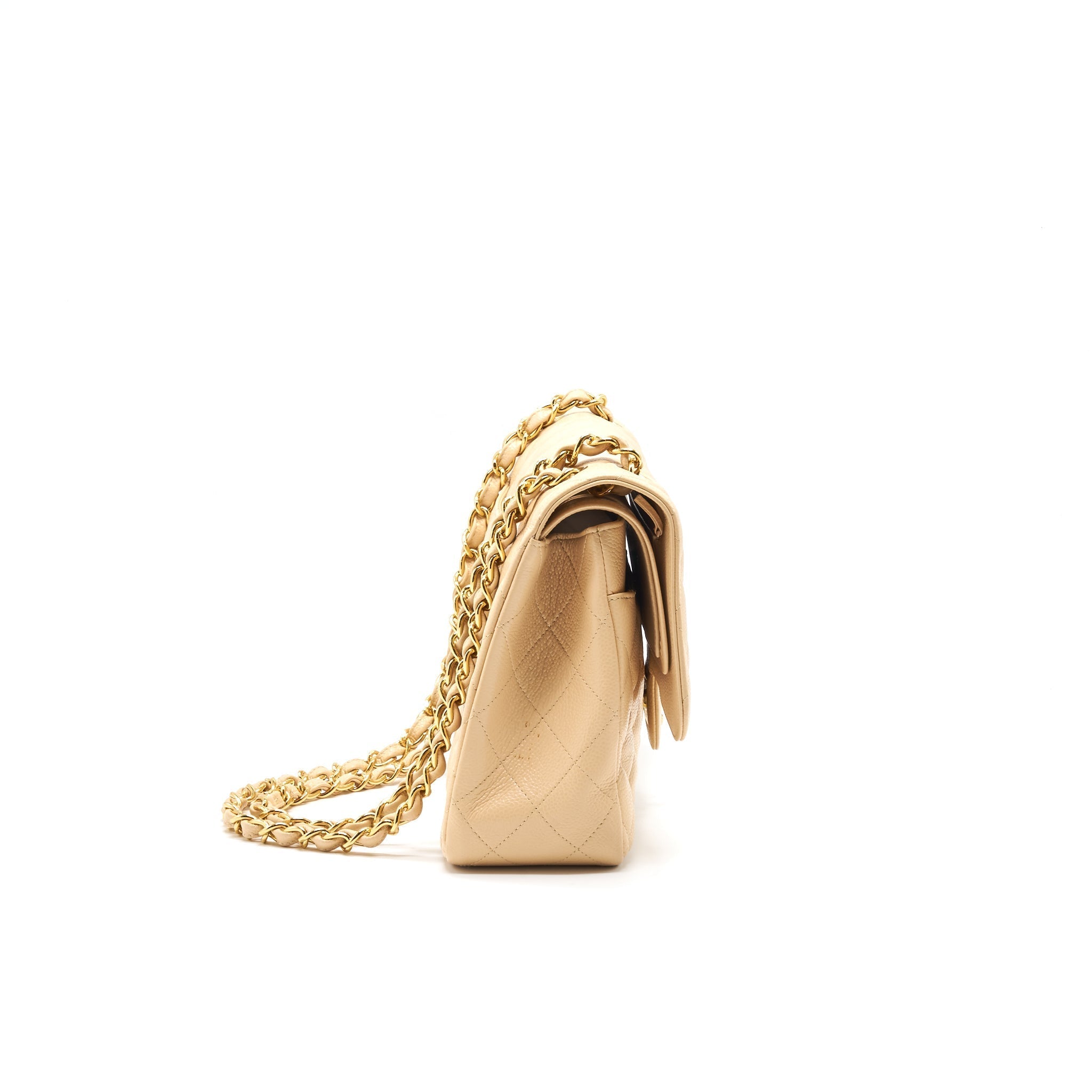 Chanel Jumbo Classic Double Flap Bag Beige GHW