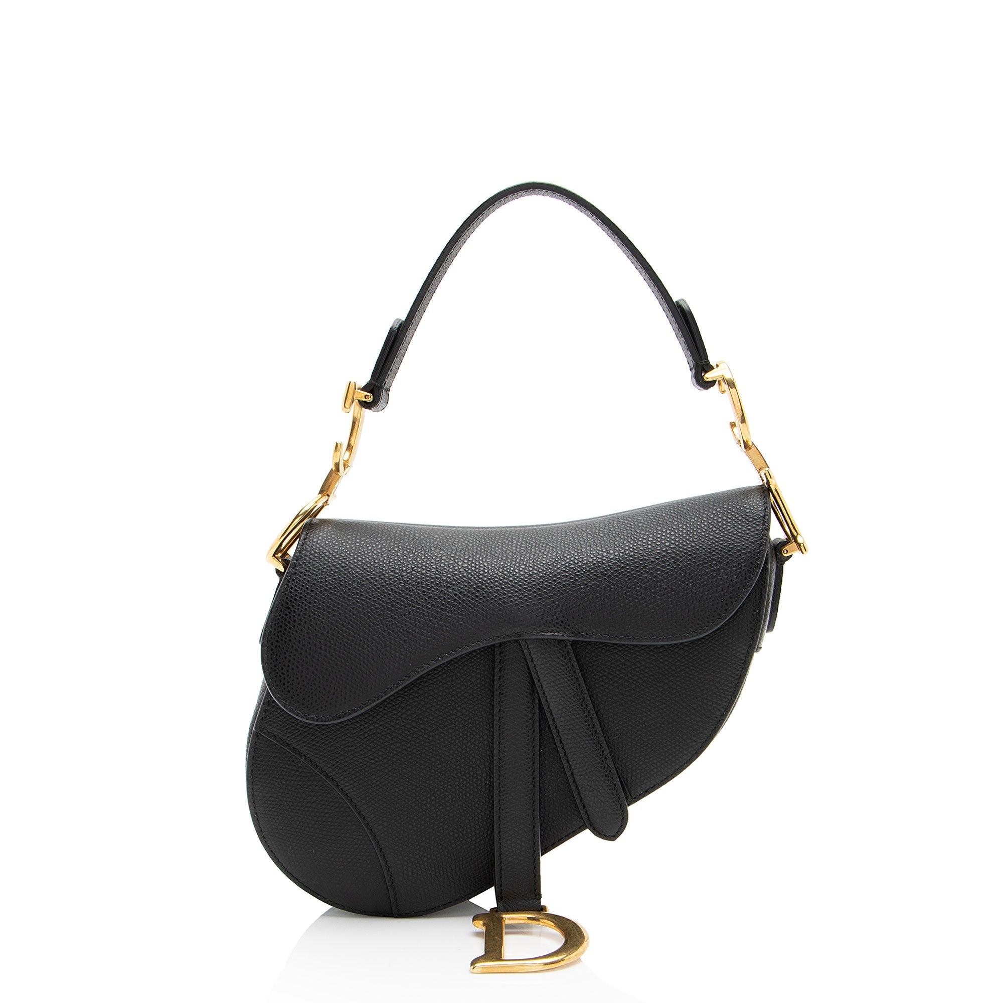 Dior Grained Calfskin Saddle Mini Bag (SHF-XGIlVK)