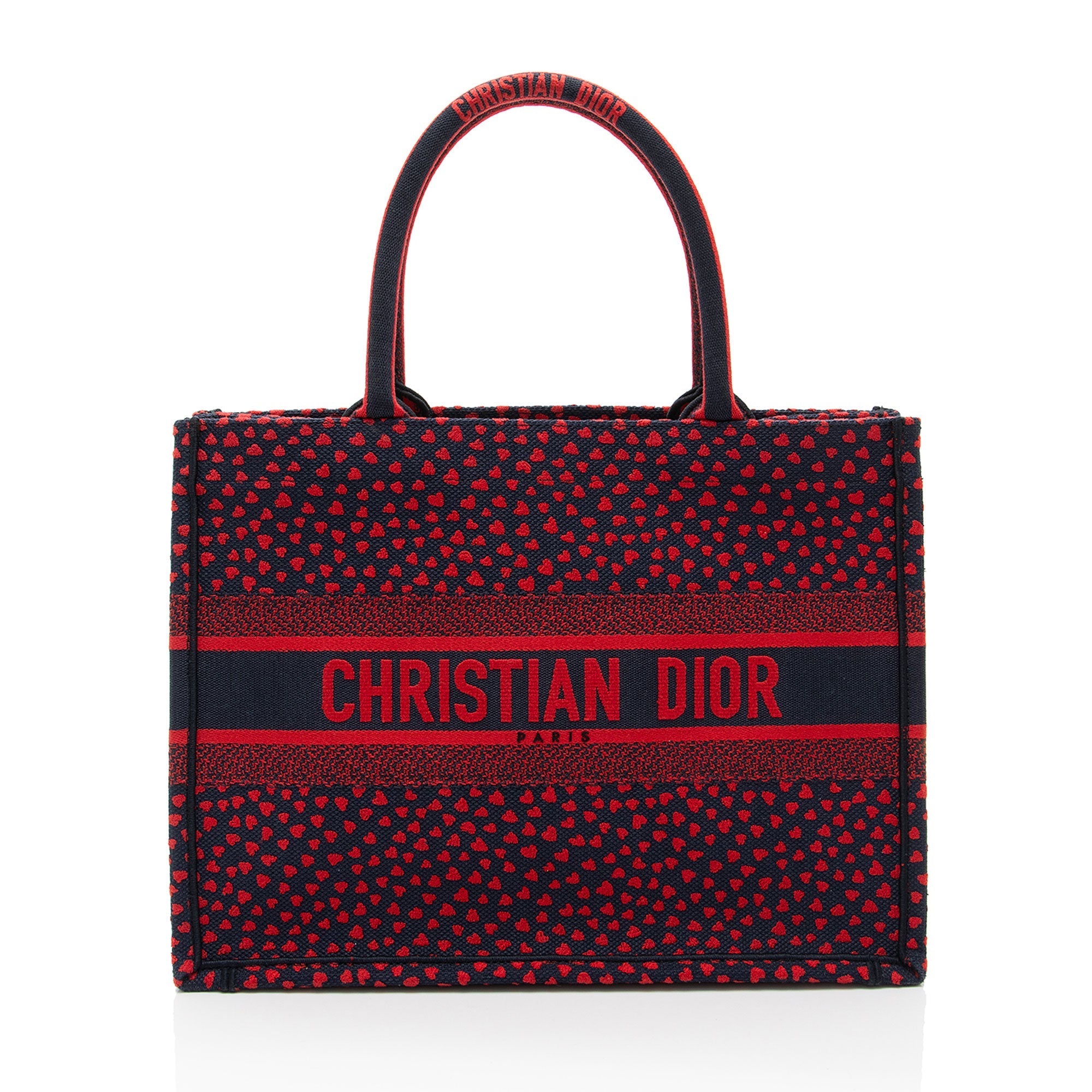Dior Canvas I Love Paris Medium Book Tote (SHF-DwGsVQ)