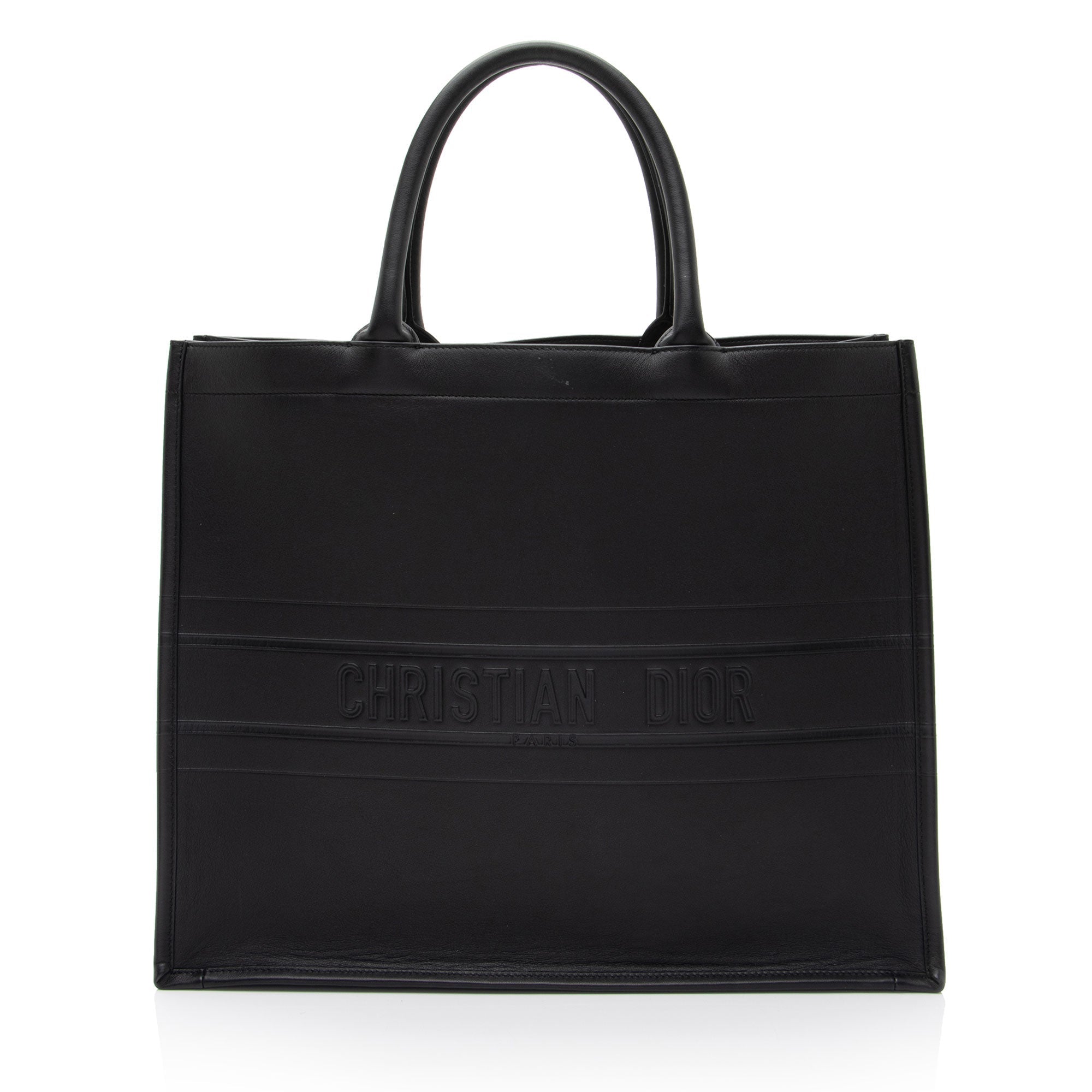 Dior Embossed Calfskin Large Book Tote (SHF-1Gnic2)