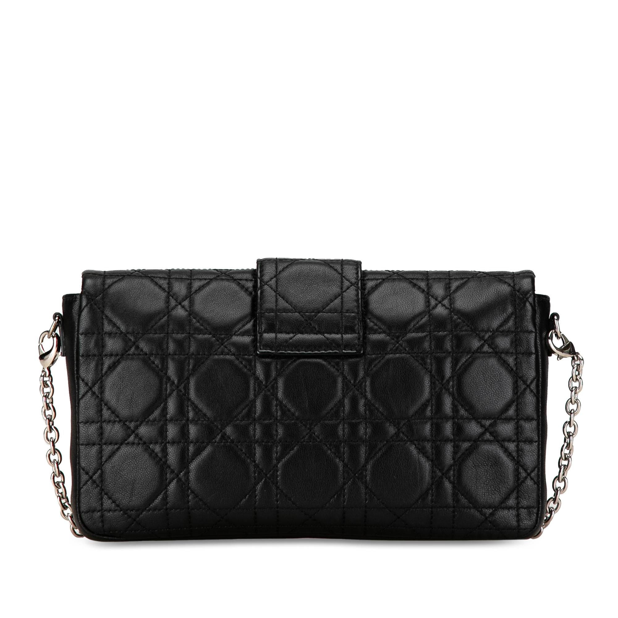 Dior Lambskin Cannage New Lock Pouch (SHG-G0dqMP)