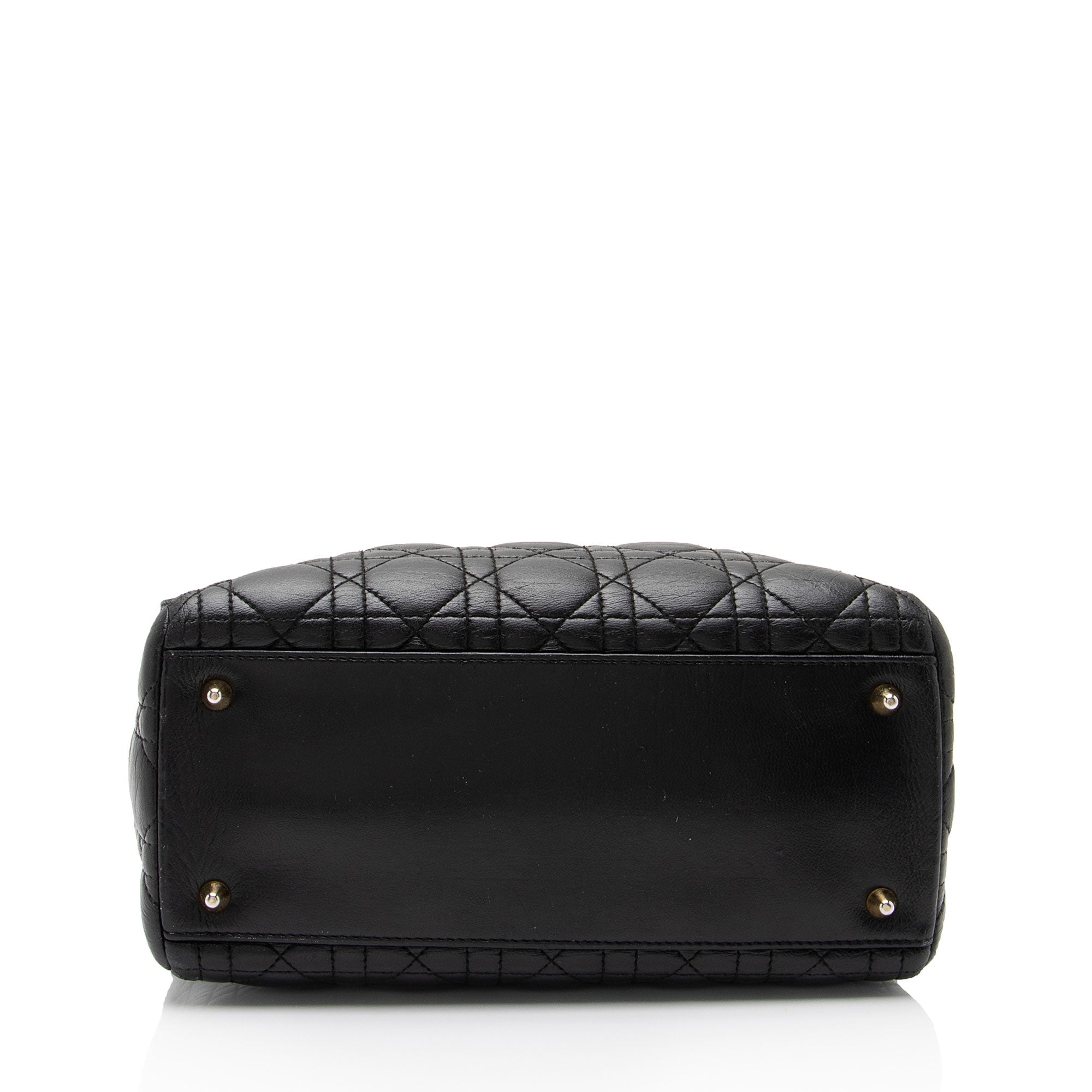 Dior Lambskin Lady Dior Medium Tote (SHF-aNlTPc)