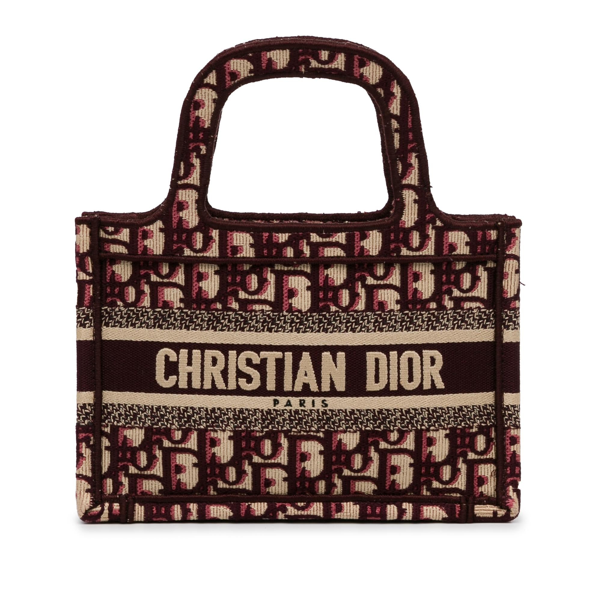 Dior Mini Oblique Book Tote (SHG-9NZple)
