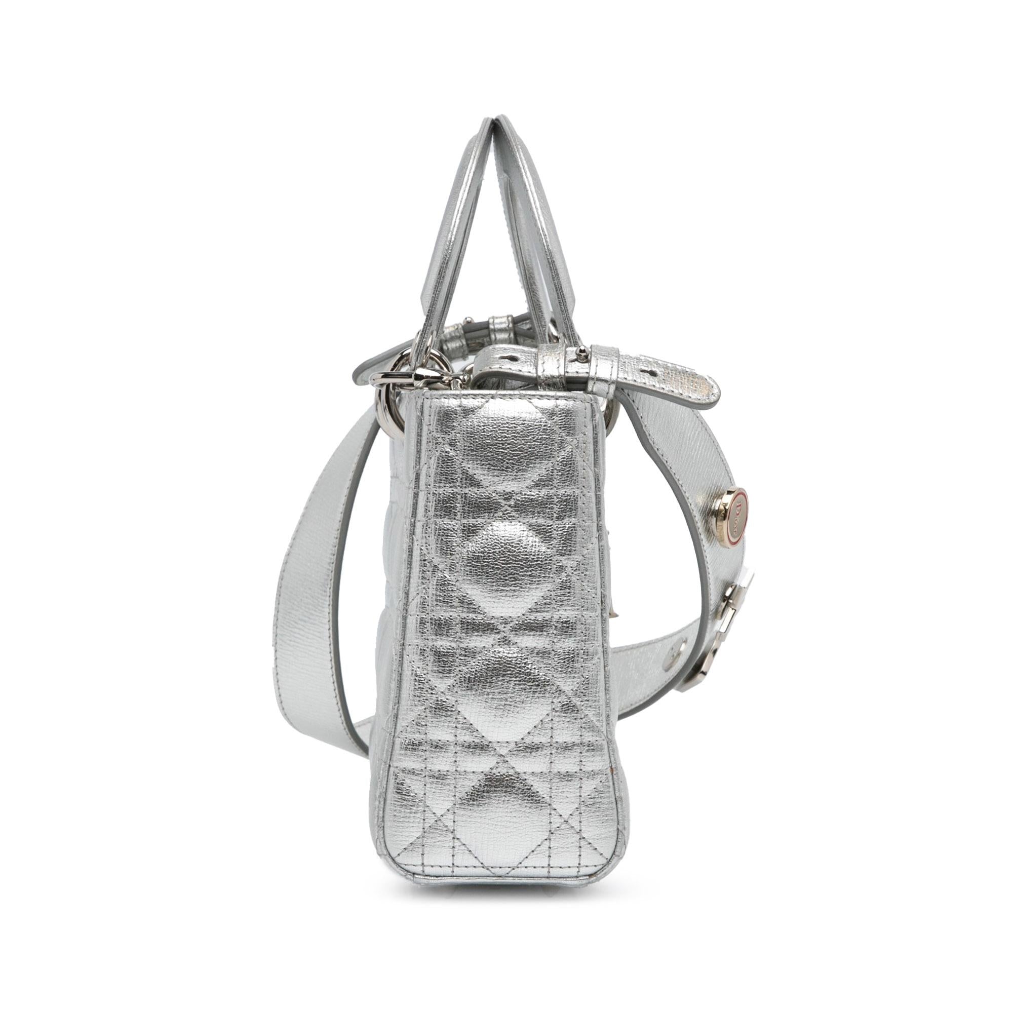 Dior Small Calfskin Cannage My ABCDior Lady Dior (SHG-xuBFud)