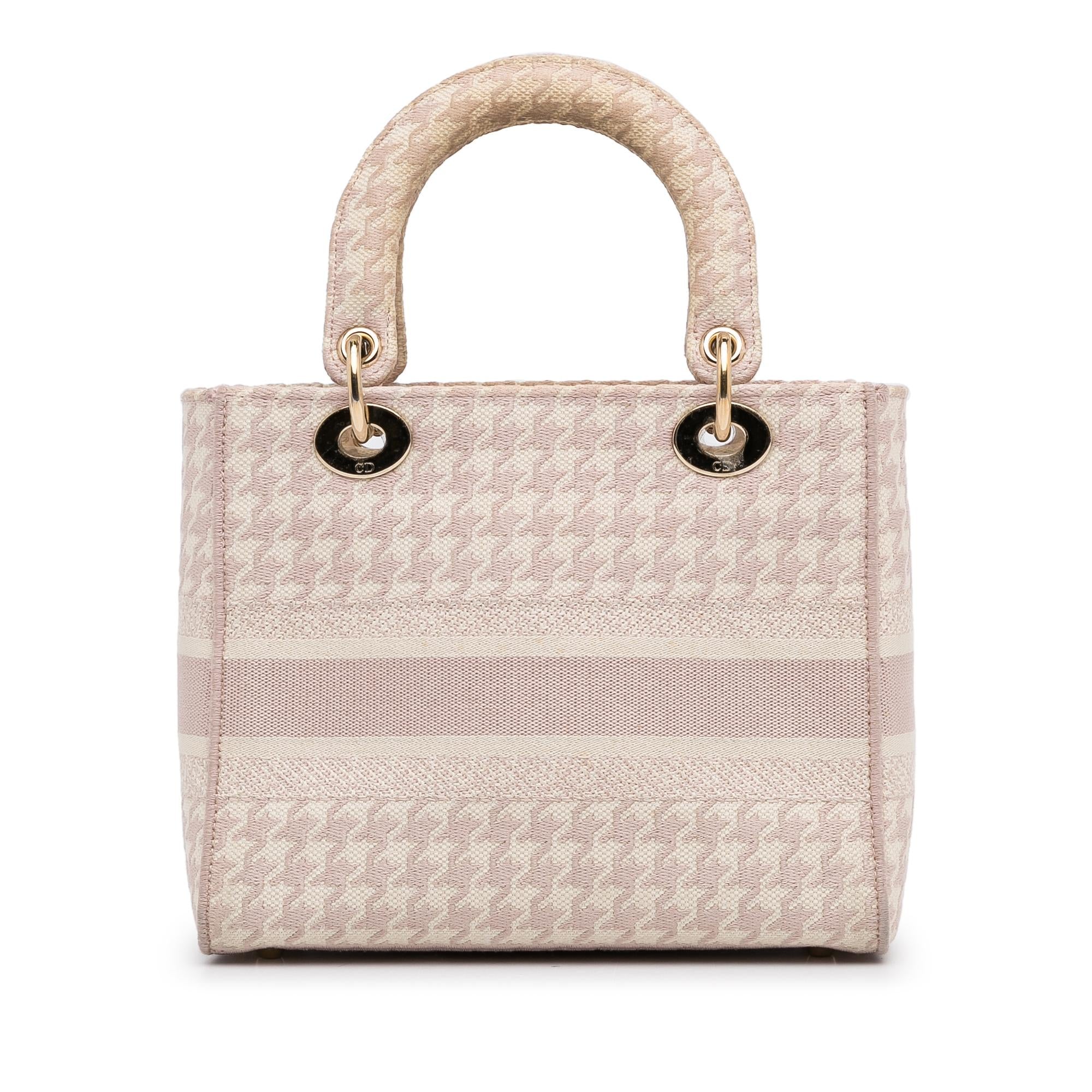 Dior Small Houndstooth Lady D-Lite (SHG-cGFtOW)