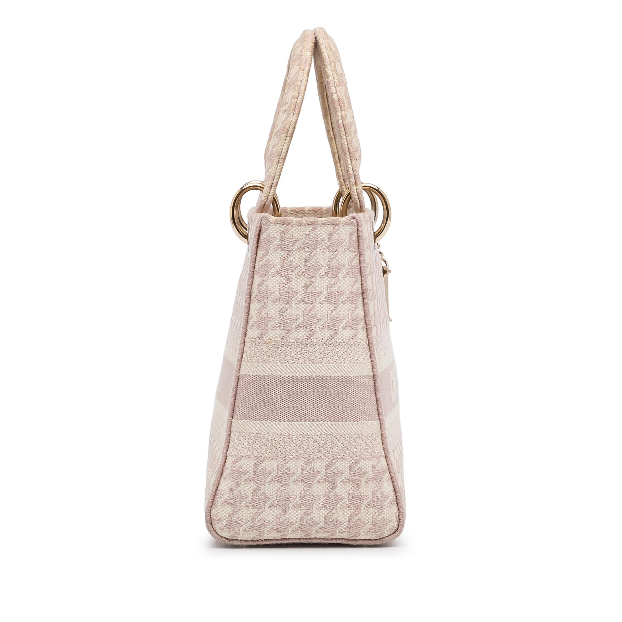 Dior Small Houndstooth Lady D-Lite (SHG-cGFtOW)