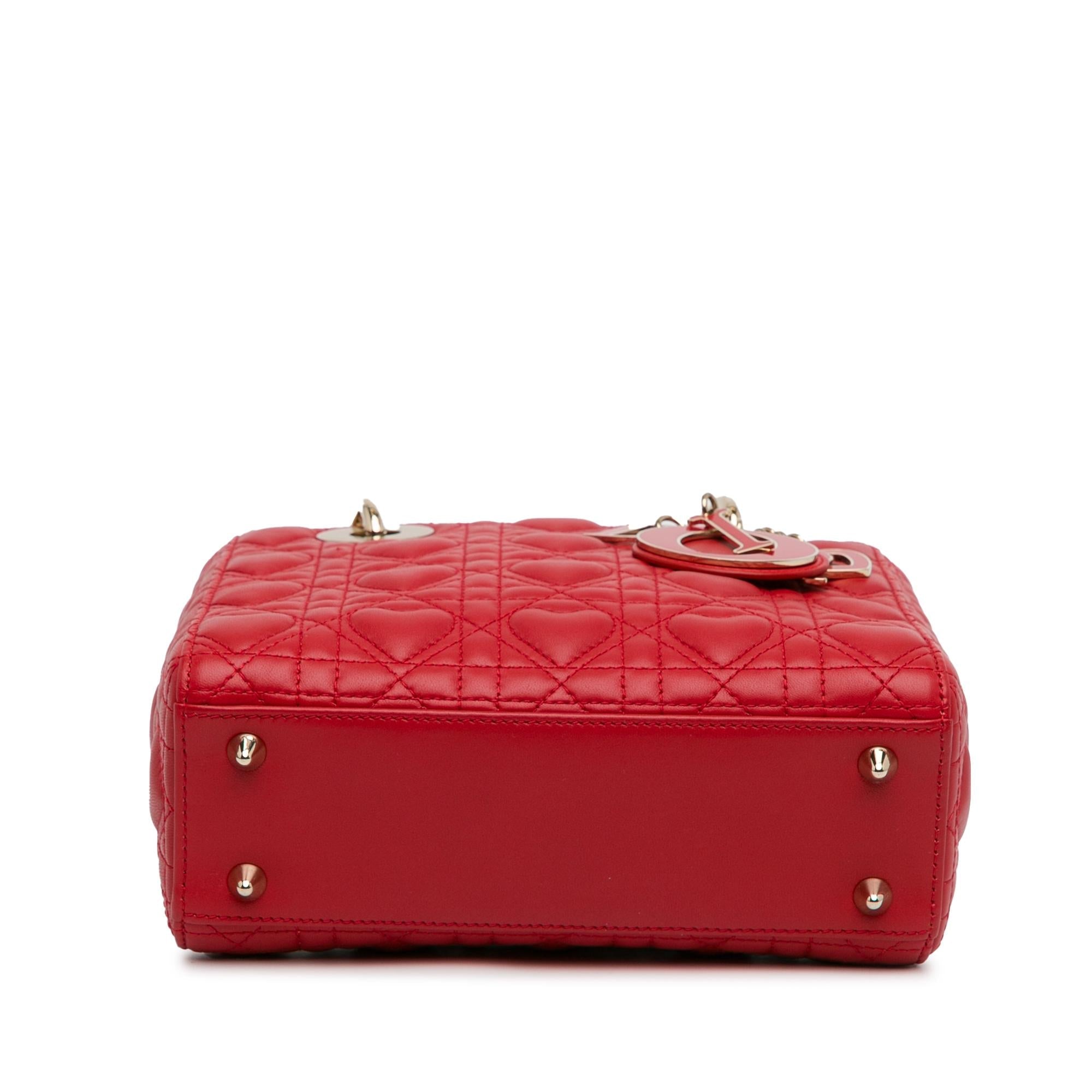 Dior Small Lambskin Cannage Dioramour My ABCDior Lady Dior (SHG-q30lLj)