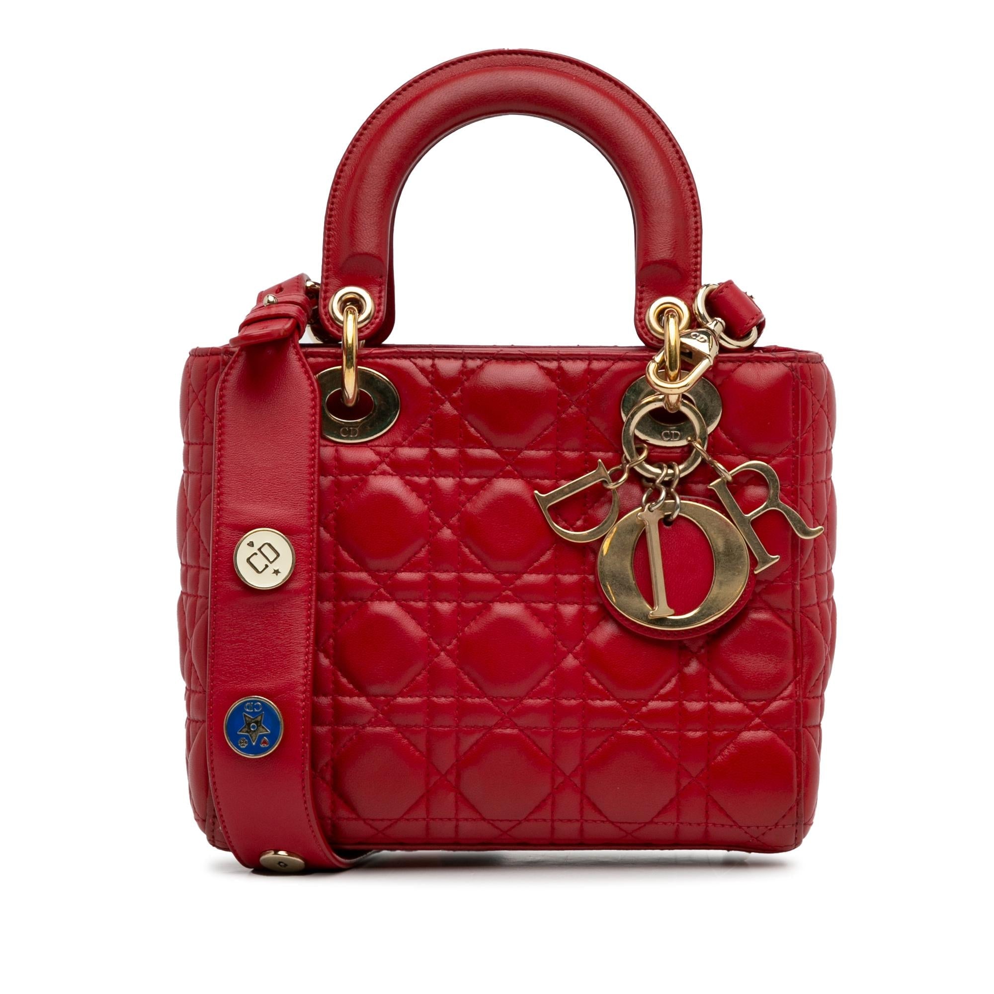 Dior Small Lambskin Cannage My ABCDior Lady Dior (SHG-J6Pz6W)