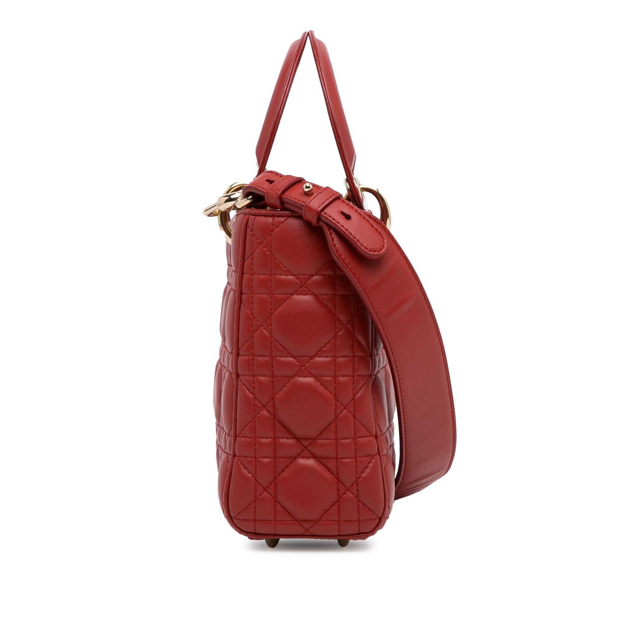 Dior Small Lambskin Cannage My ABCDior Lady Dior (SHG-i1WibT)
