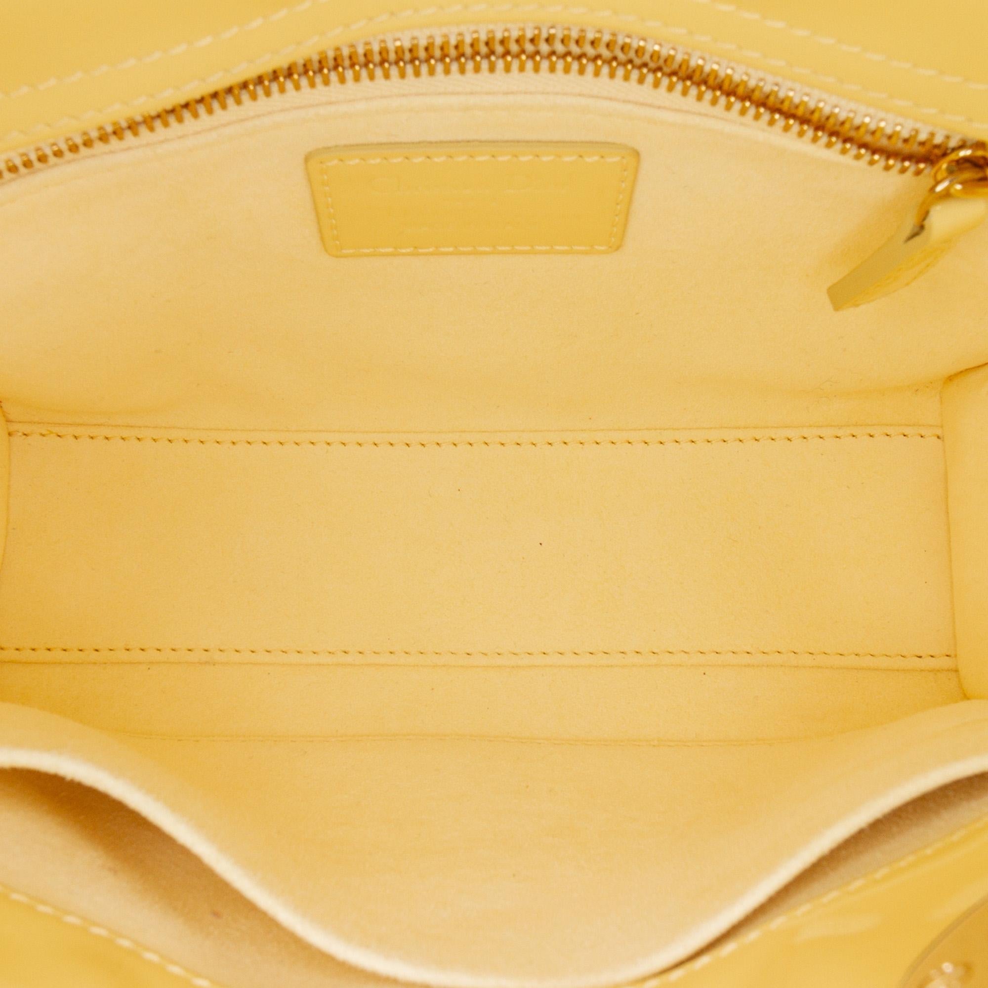 Dior Small Patent Cannage Lady Dior (SHG-KgozhJ)