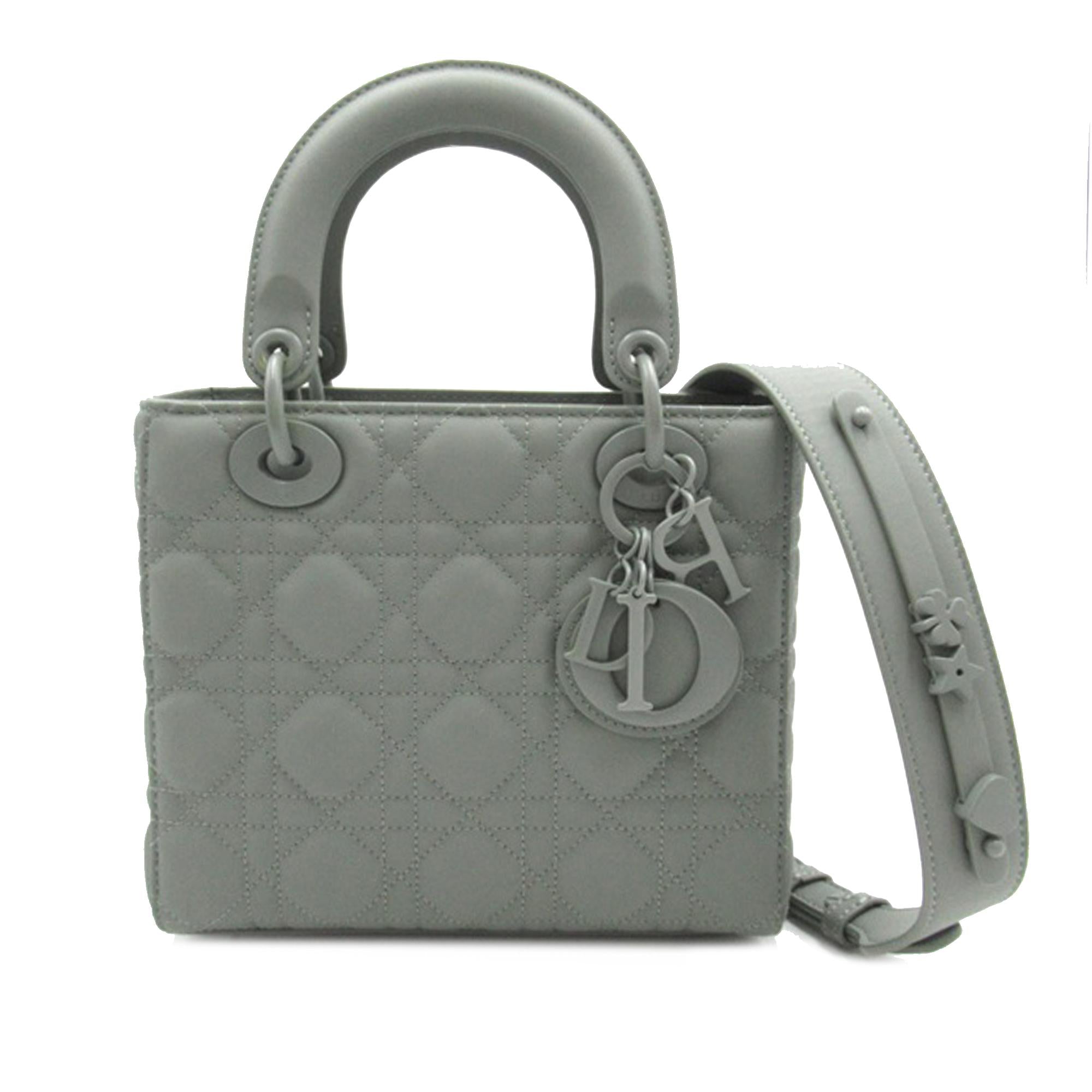 Dior Small Ultra Matte Calfskin Cannage My ABCDior Lady Dior (SHG-QB5aPD)