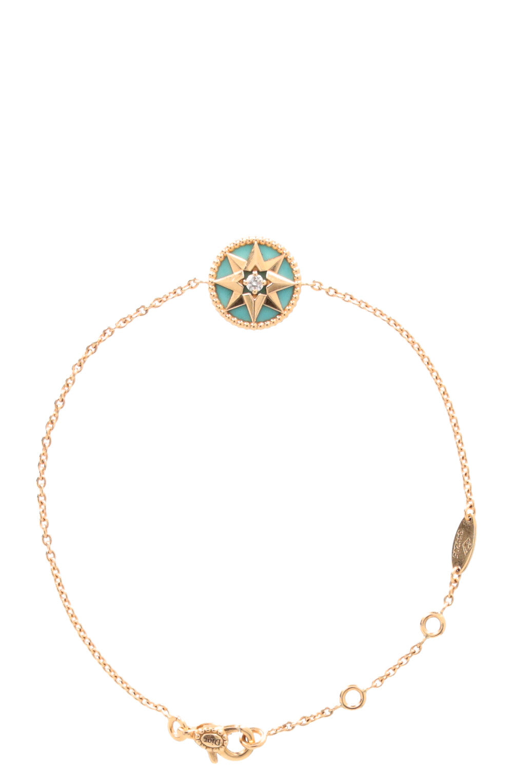 CHRISTIAN DIOR Rose Des Vents Bracelet Turquoise