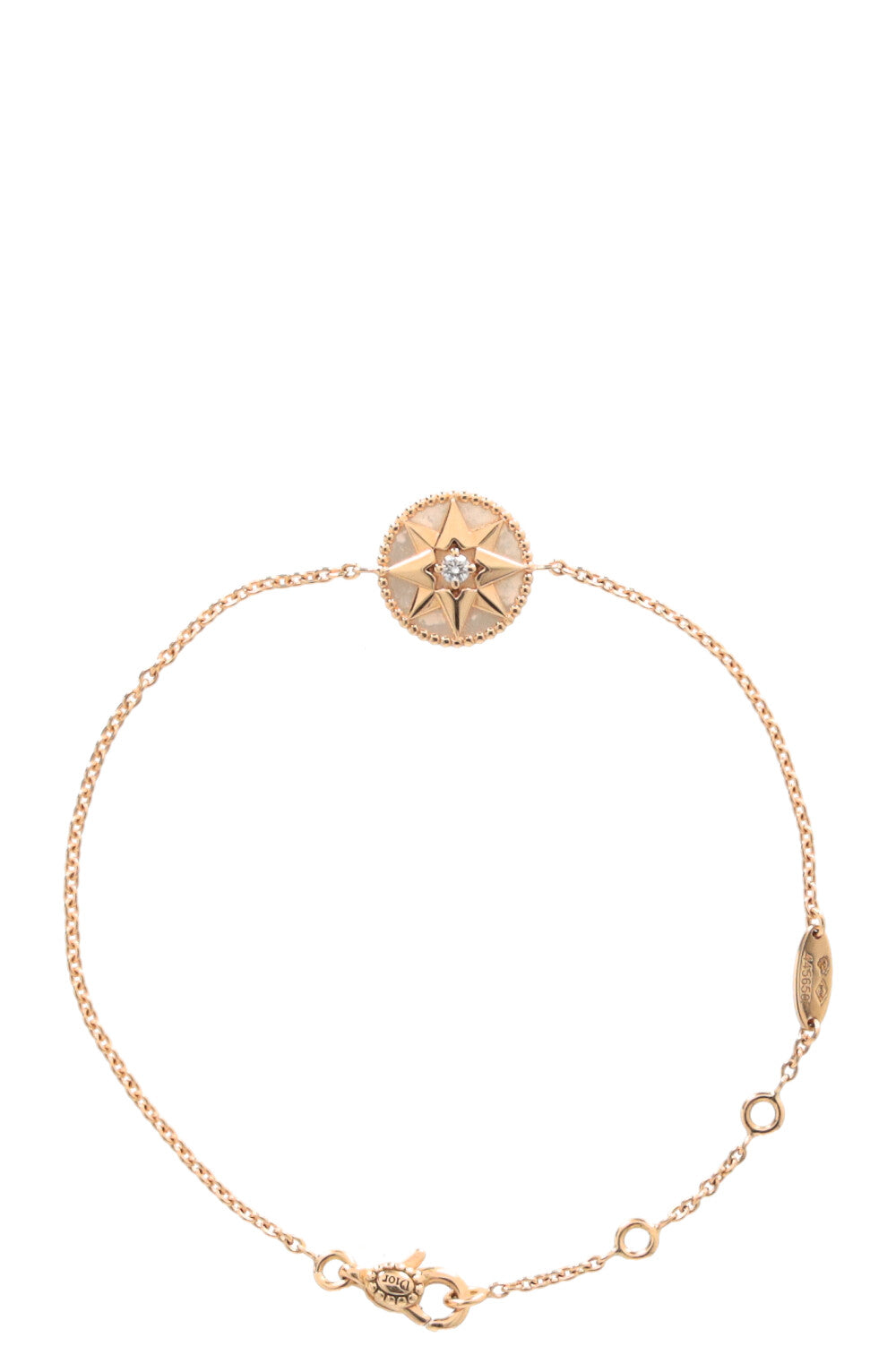 CHRISTIAN DIOR Rose Des Vents Bracelet Mother of Pearl