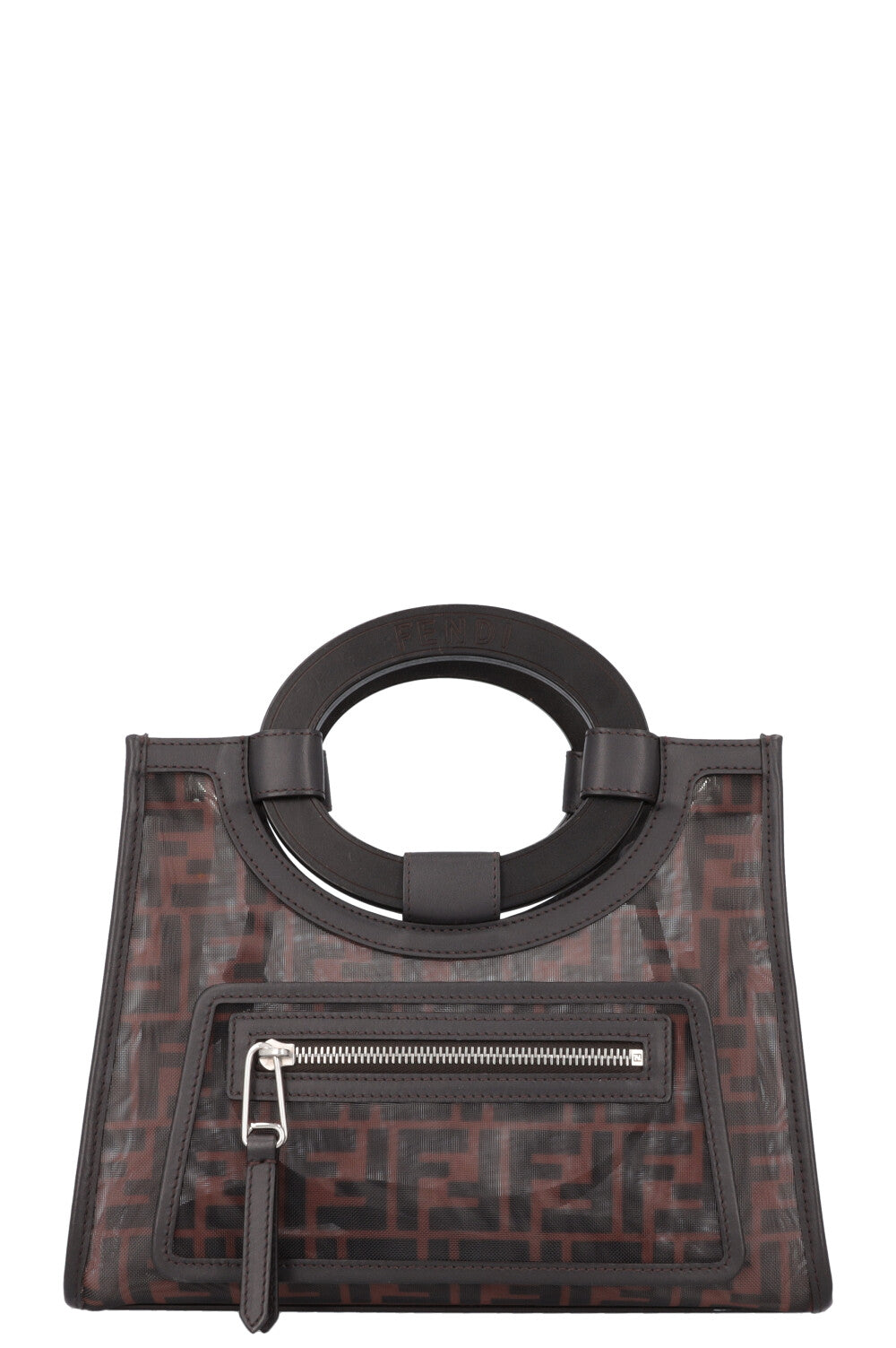 FENDI Runaway Small Shopping Tote Bag Mesh