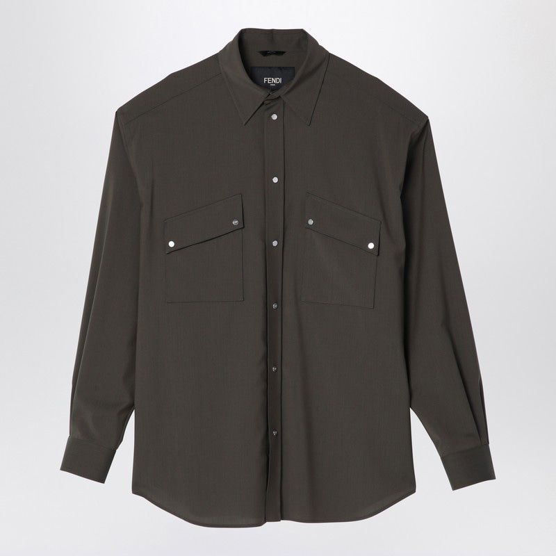 FENDI Overfit Wool Blouson for Men