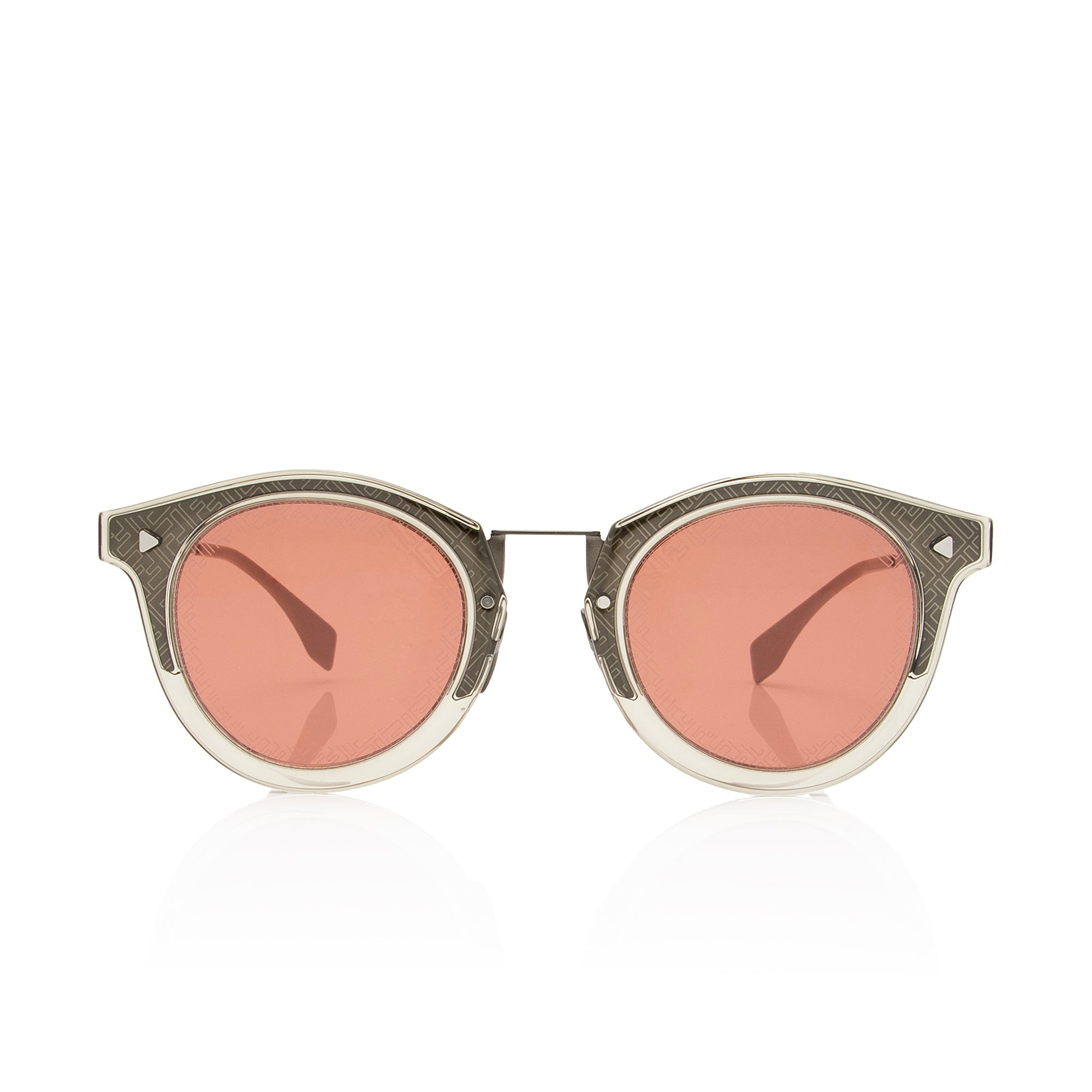 Fendi FF Round Sunglasses (SHF-2Gndbw)