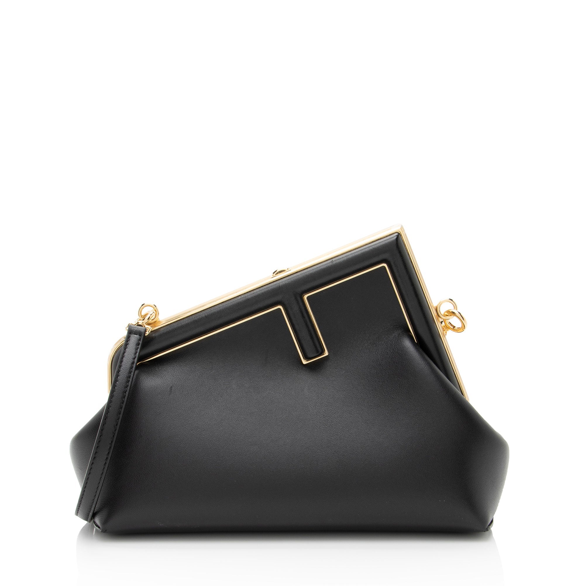 Fendi Lambskin Fendi First Small Shoulder Bag