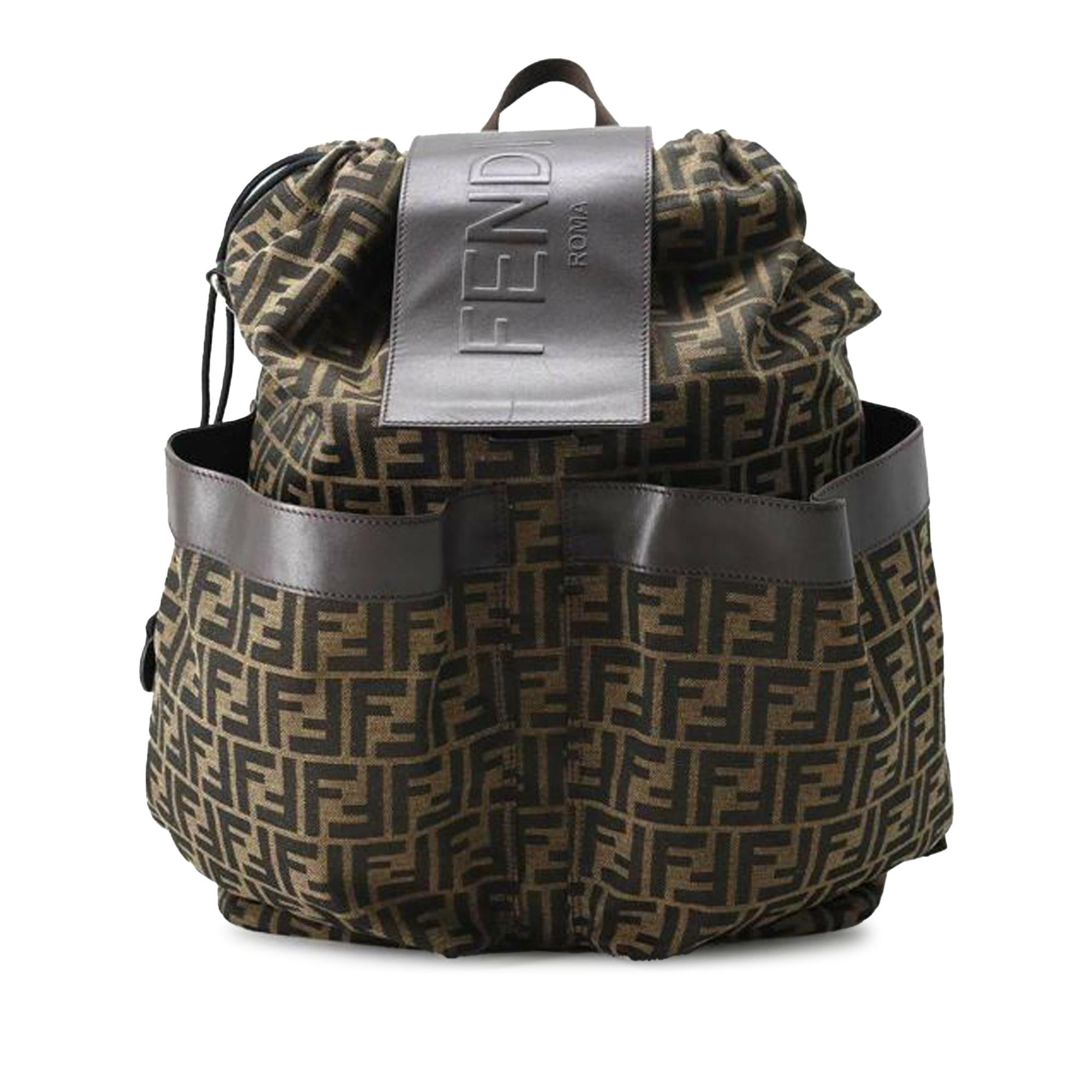 Fendi Large Zucca Canvas Strike Backpack (SHG-M56Fum)