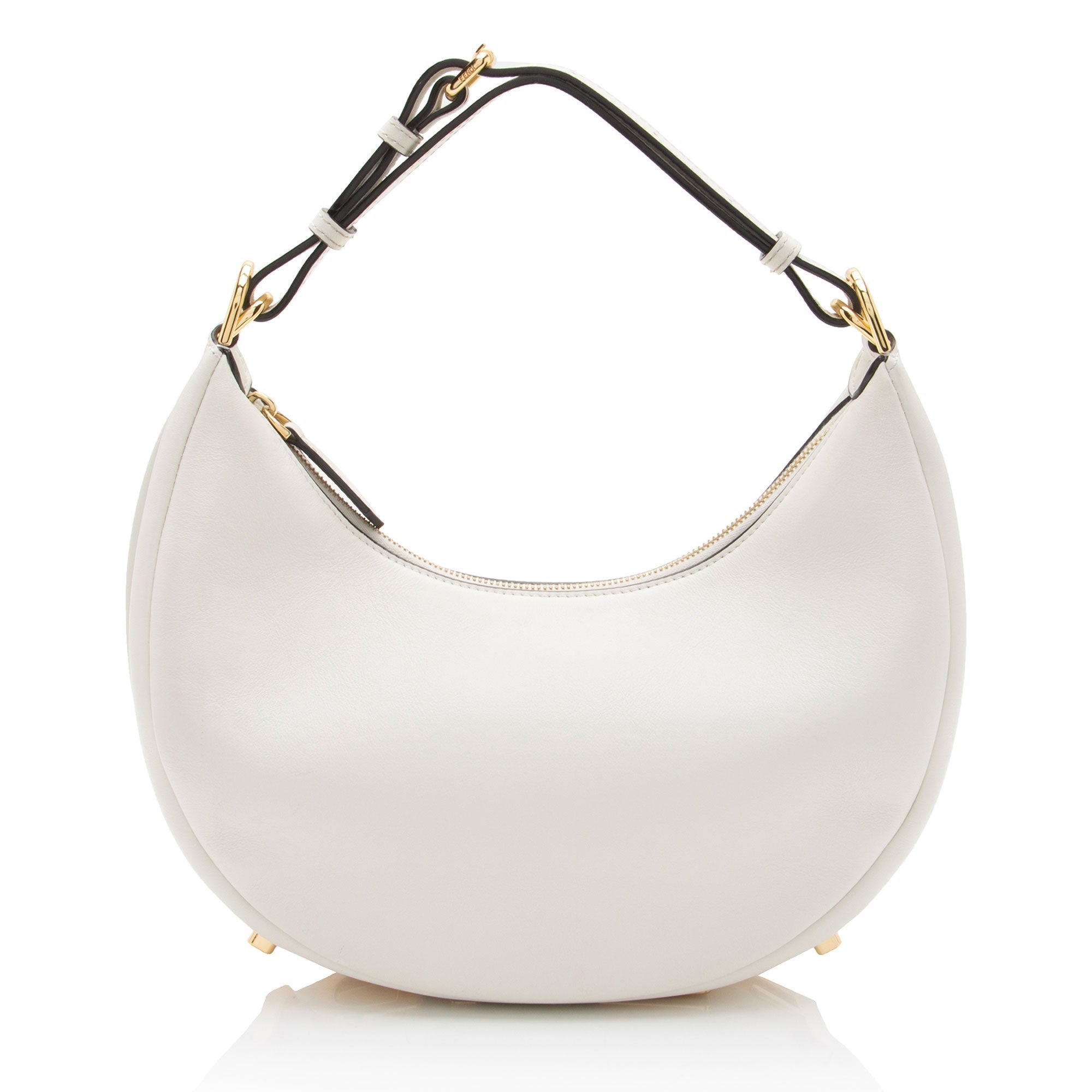 Fendi Leather Fendigraphy Small Hobo (SHF-UsLVuq)