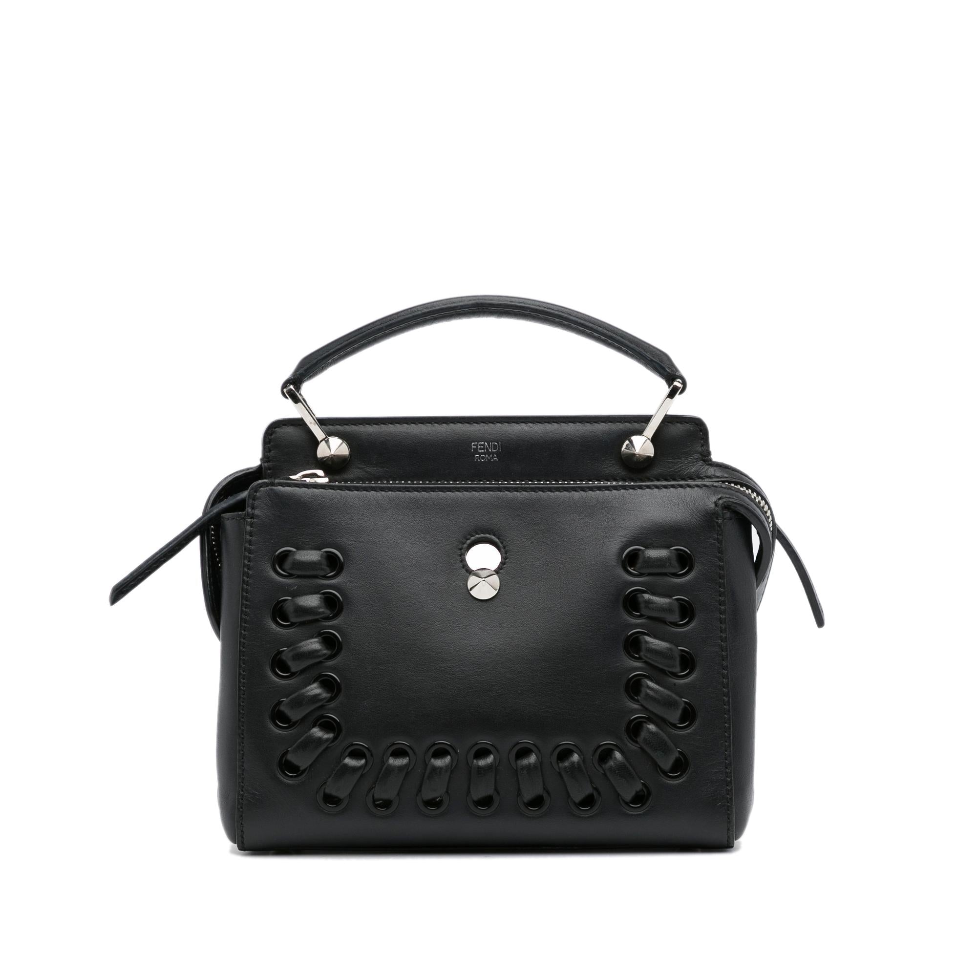 Fendi Whipstitch Dotcom Satchel (SHG-0K3gTl)