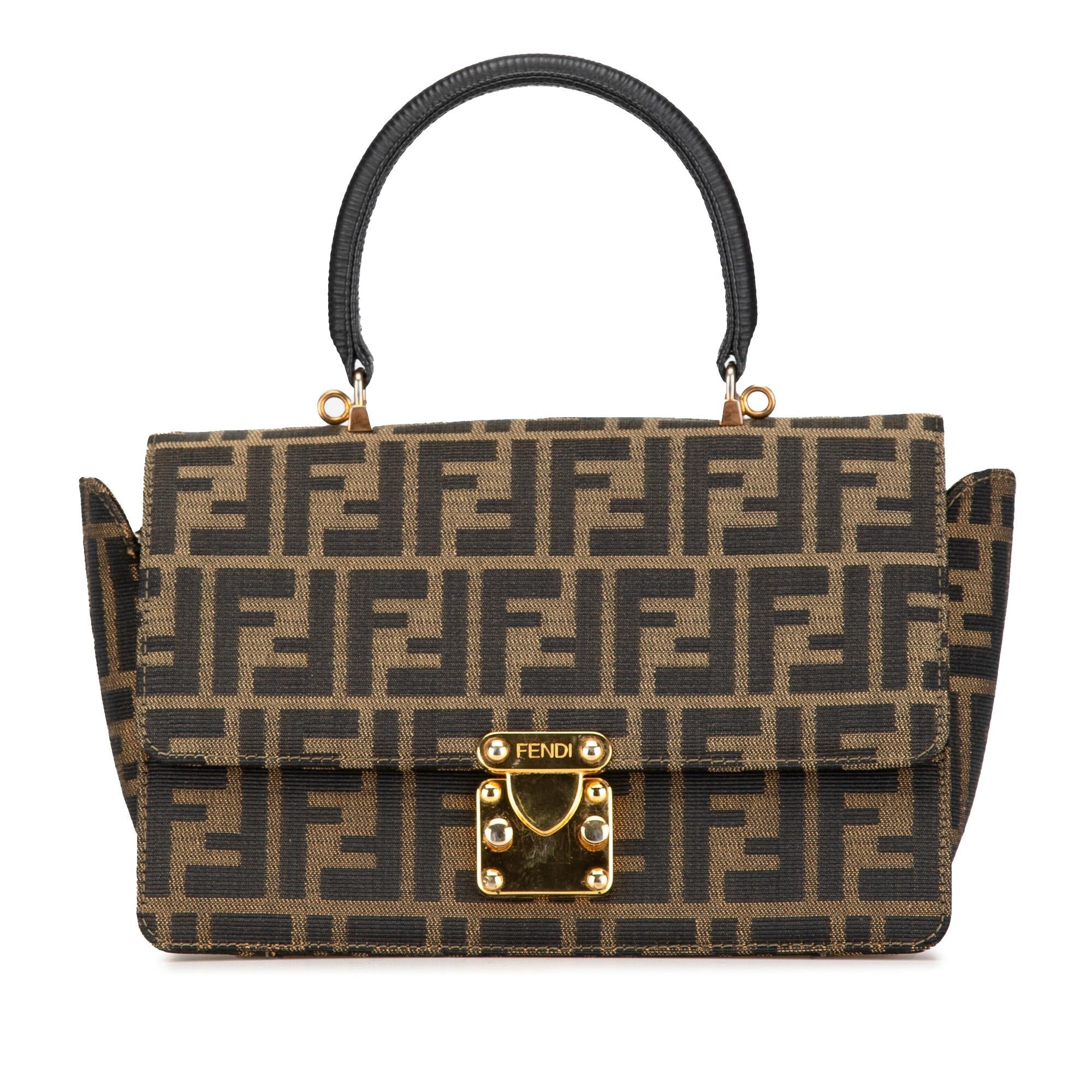 Fendi Zucca Canvas Satchel (SHG-SL8cXX)