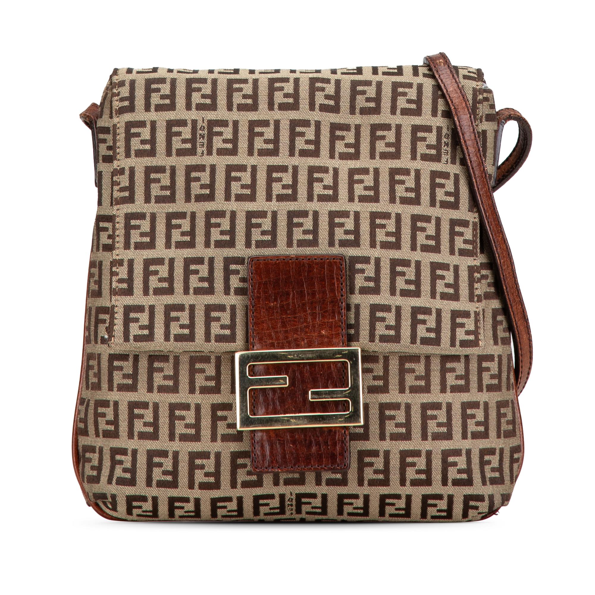 Fendi Zucchino Canvas Crossbody (SHG-gG68uF)