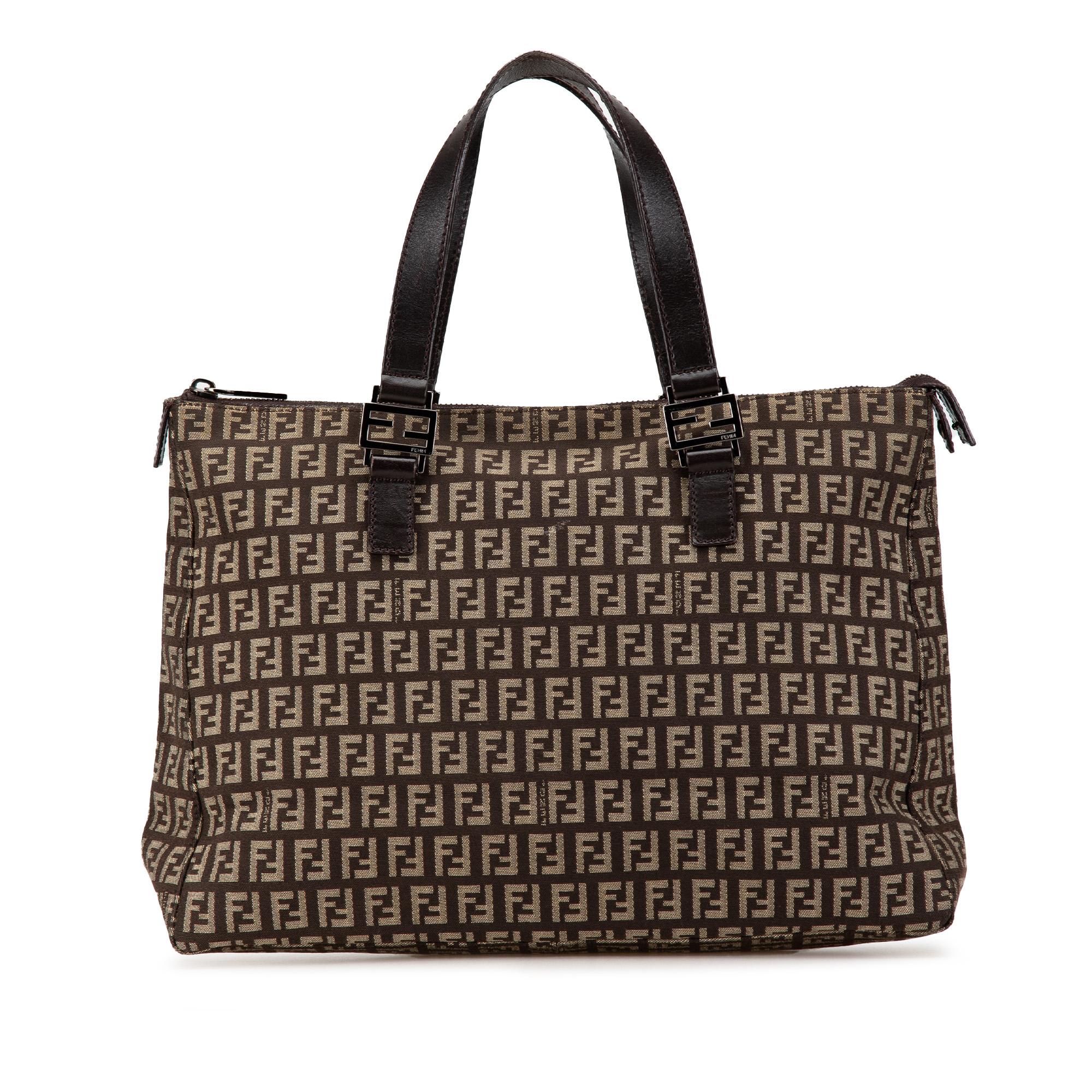Fendi Zucchino Canvas Tote (SHG-ESYK03)