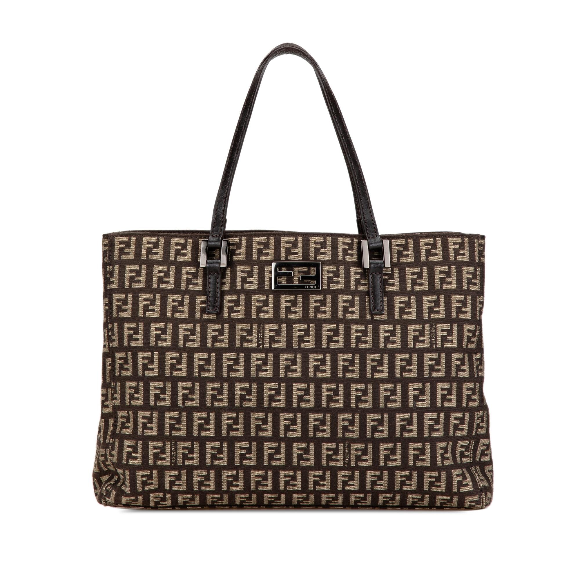 Fendi Zucchino Canvas Tote