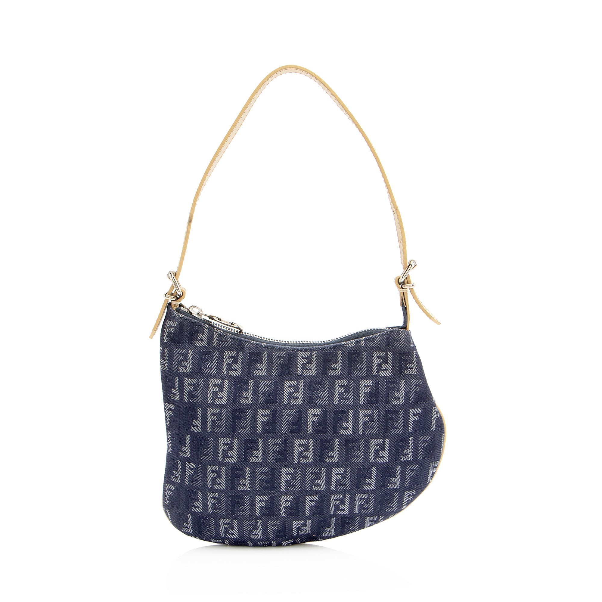 Fendi Zucchino Oyster Shoulder Bag