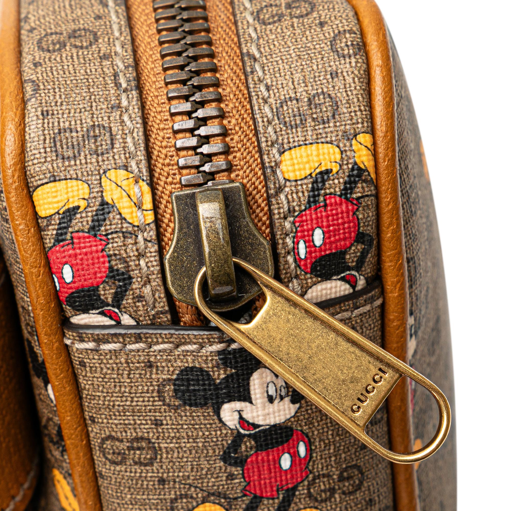Gucci GG Supreme Mickey Mouse Belt Bag (SHG-GgHCh9)
