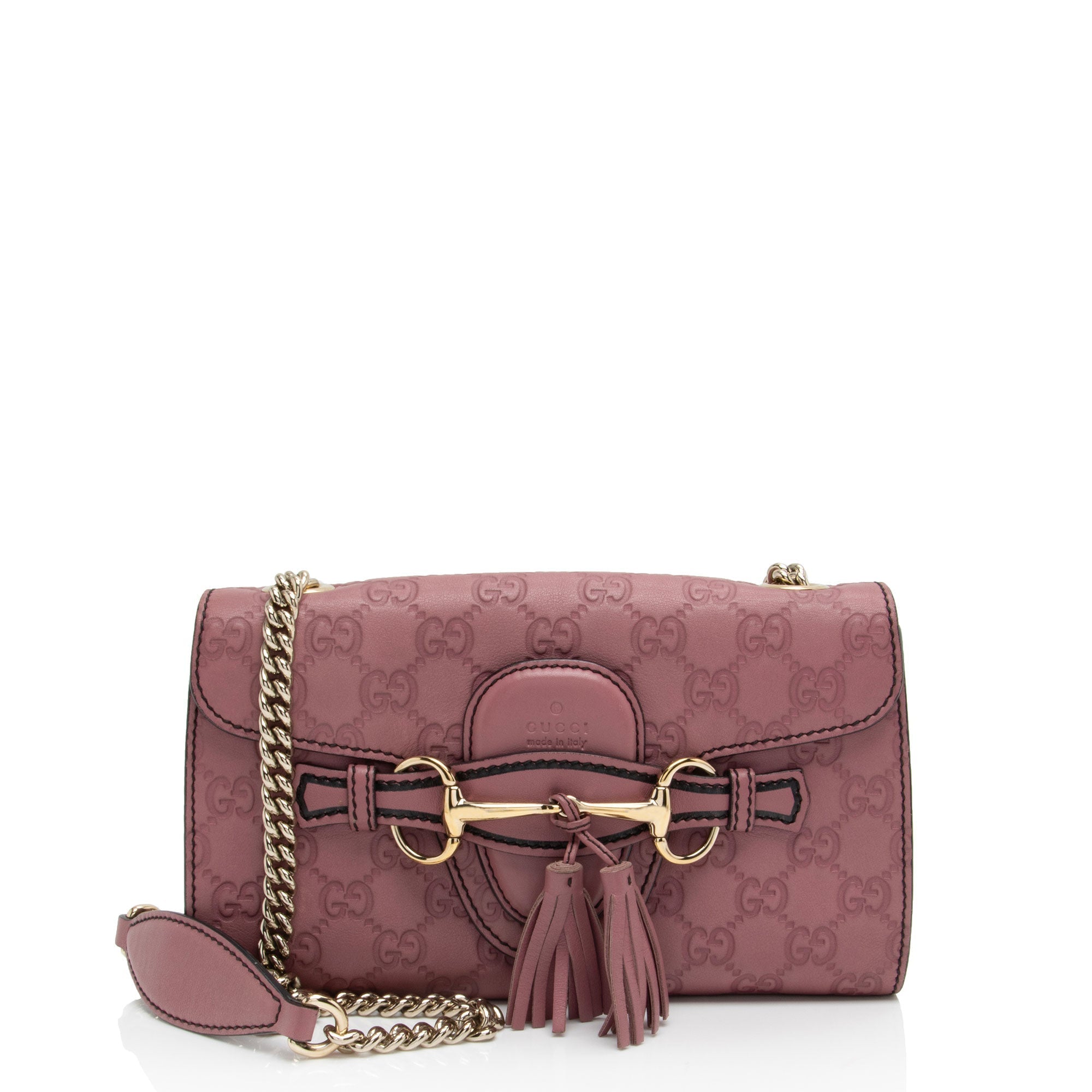 Gucci Guccissima Leather Emily Shoulder Bag (SHF-HfduD6)