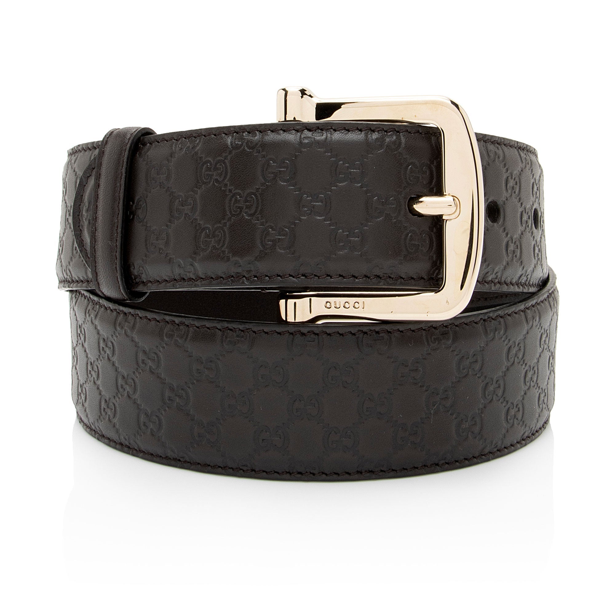 Gucci Microguccissima Leather Belt - Size 32 / 80 (SHF-4ZJO61)